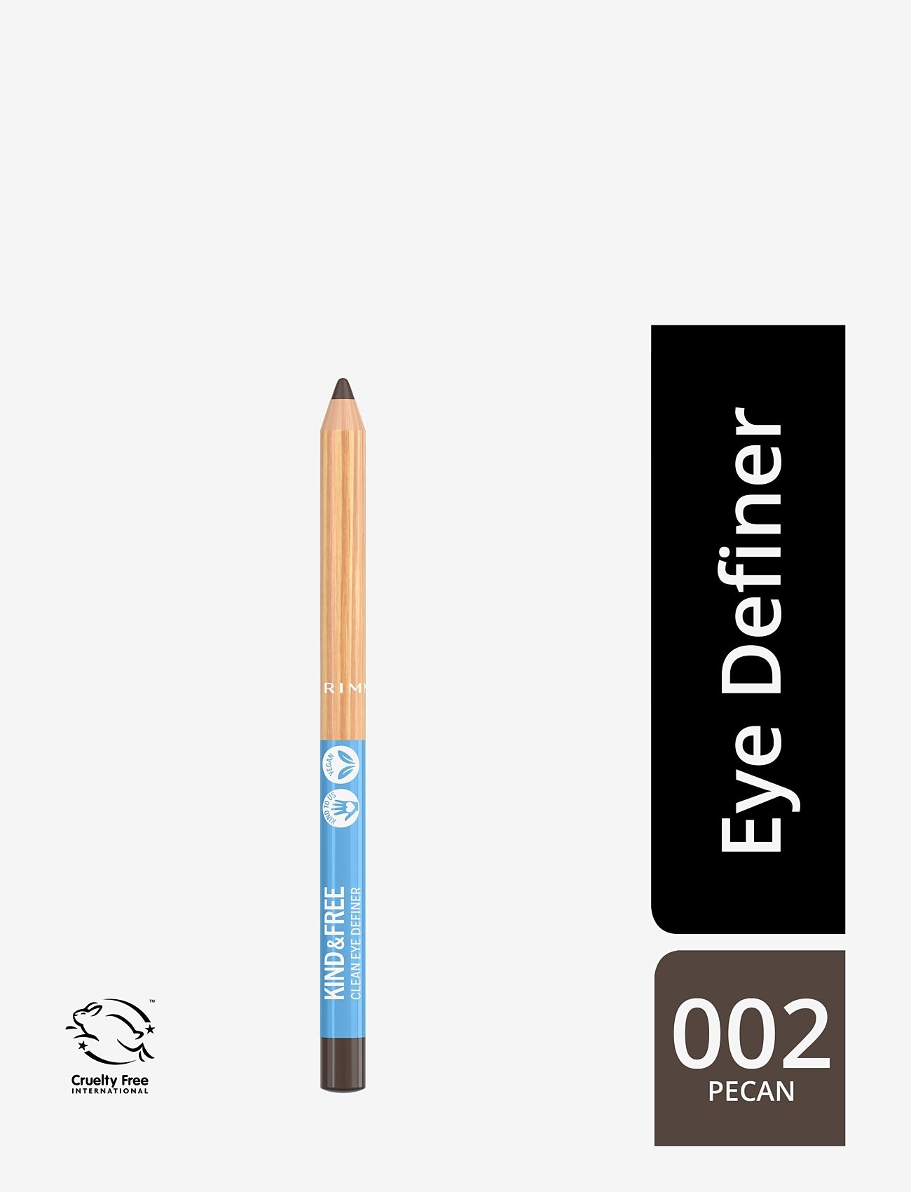 Rimmel - RIMMEL KF Clean eye liner - meikit -  02 pecan - 1