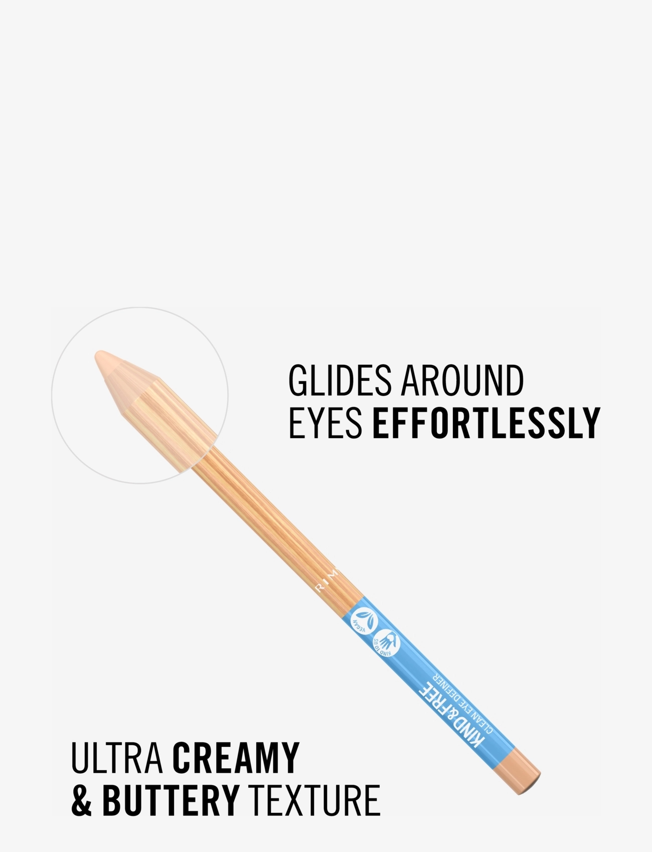 Rimmel - RIMMEL KF Clean eye liner - festtøj til outletpriser - 05 creamy white - 4