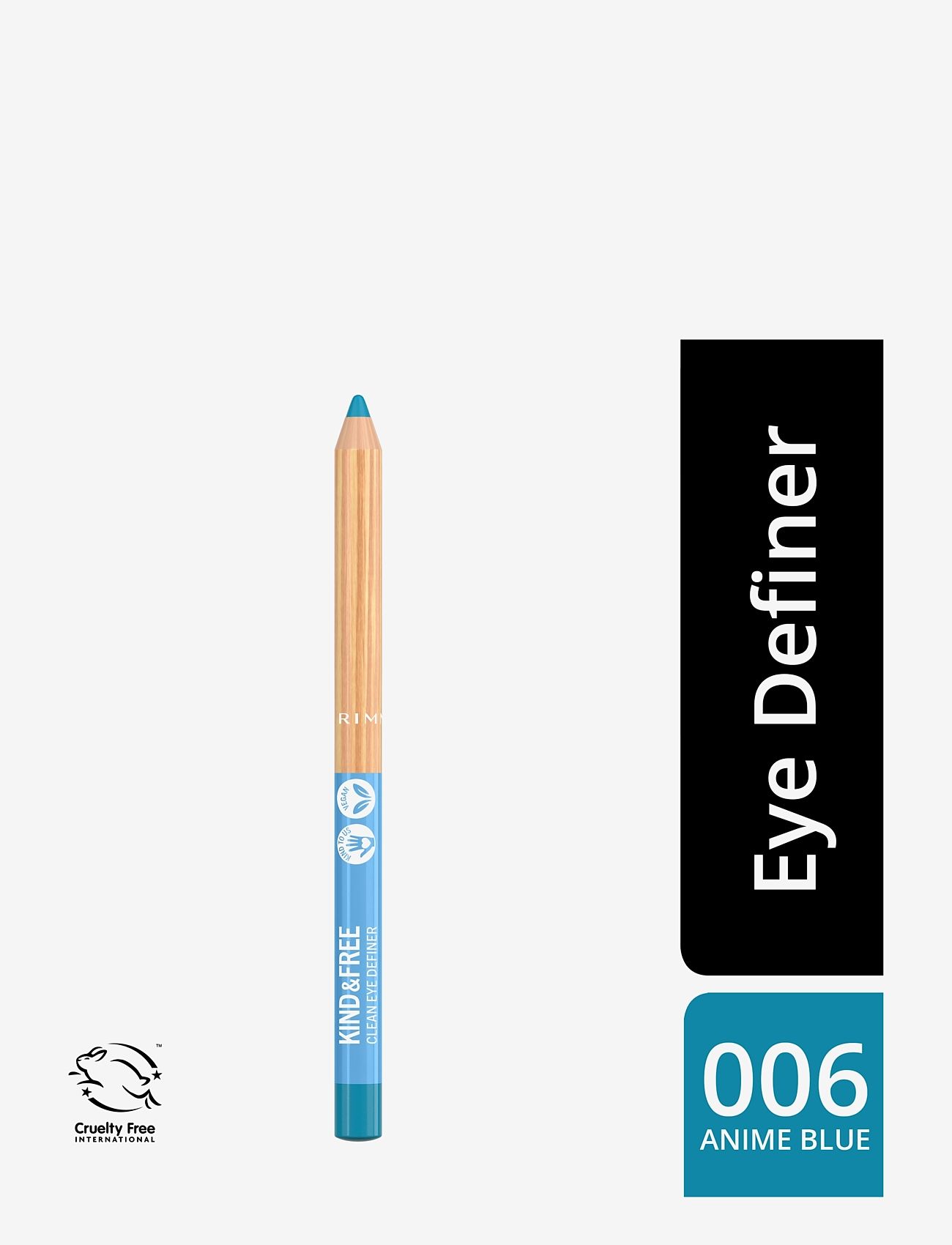 Rimmel - RIMMEL KF Clean eye liner - meikit - 06 anime blue - 1