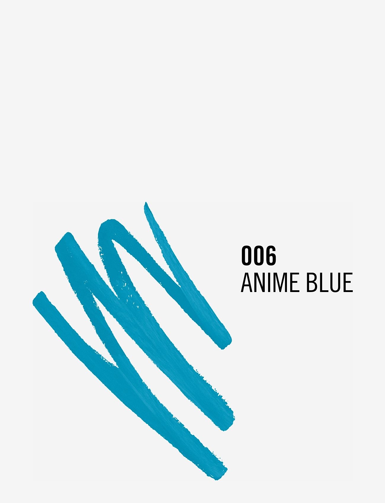 Rimmel - RIMMEL KF Clean eye liner - meikit - 06 anime blue - 2