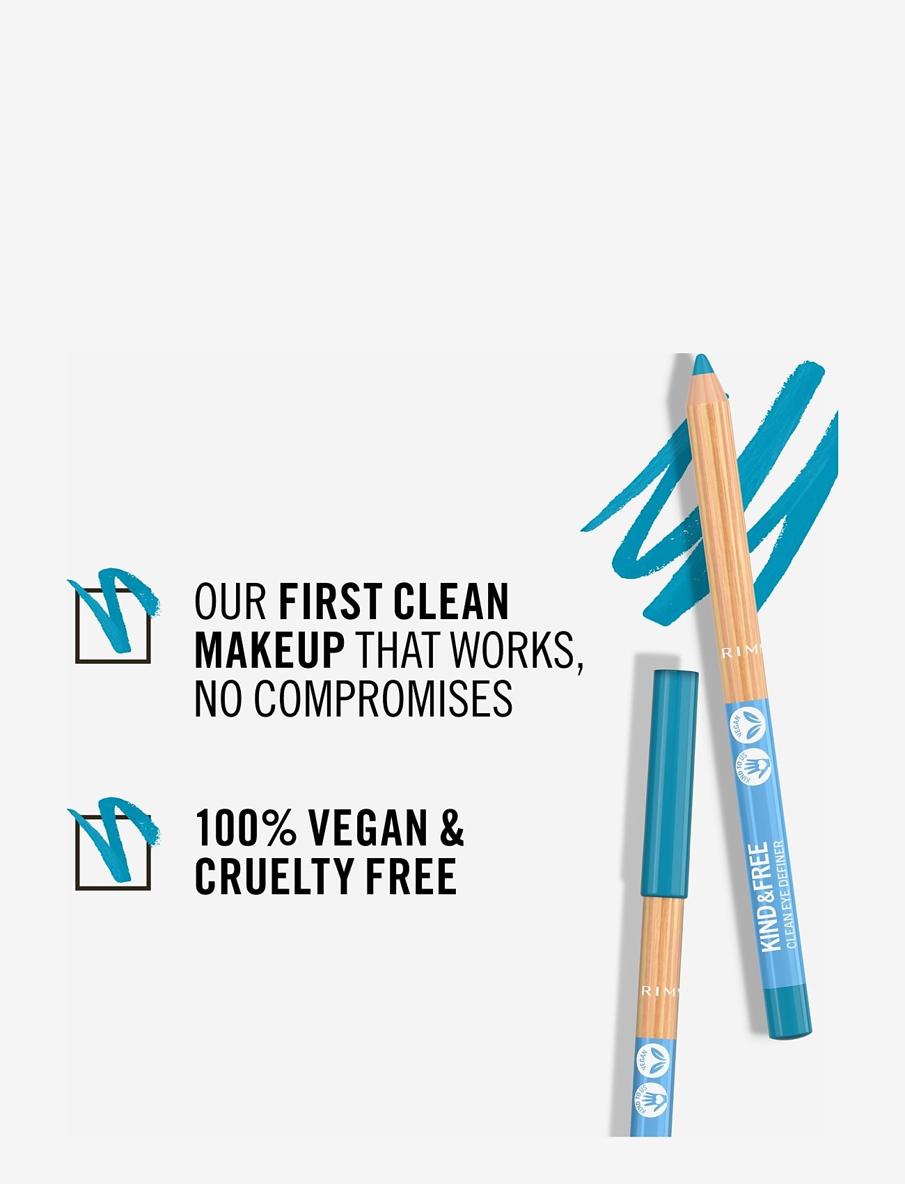 Rimmel - RIMMEL KF Clean eye liner - meikit - 06 anime blue - 5