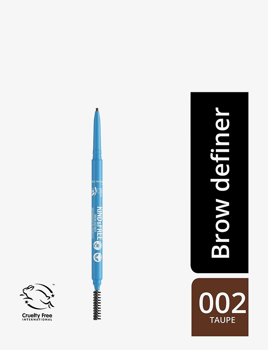 Rimmel - RIMMEL KF Eyebrow Pencil - silmät ja kulmakarvat - 002 taupe - 1