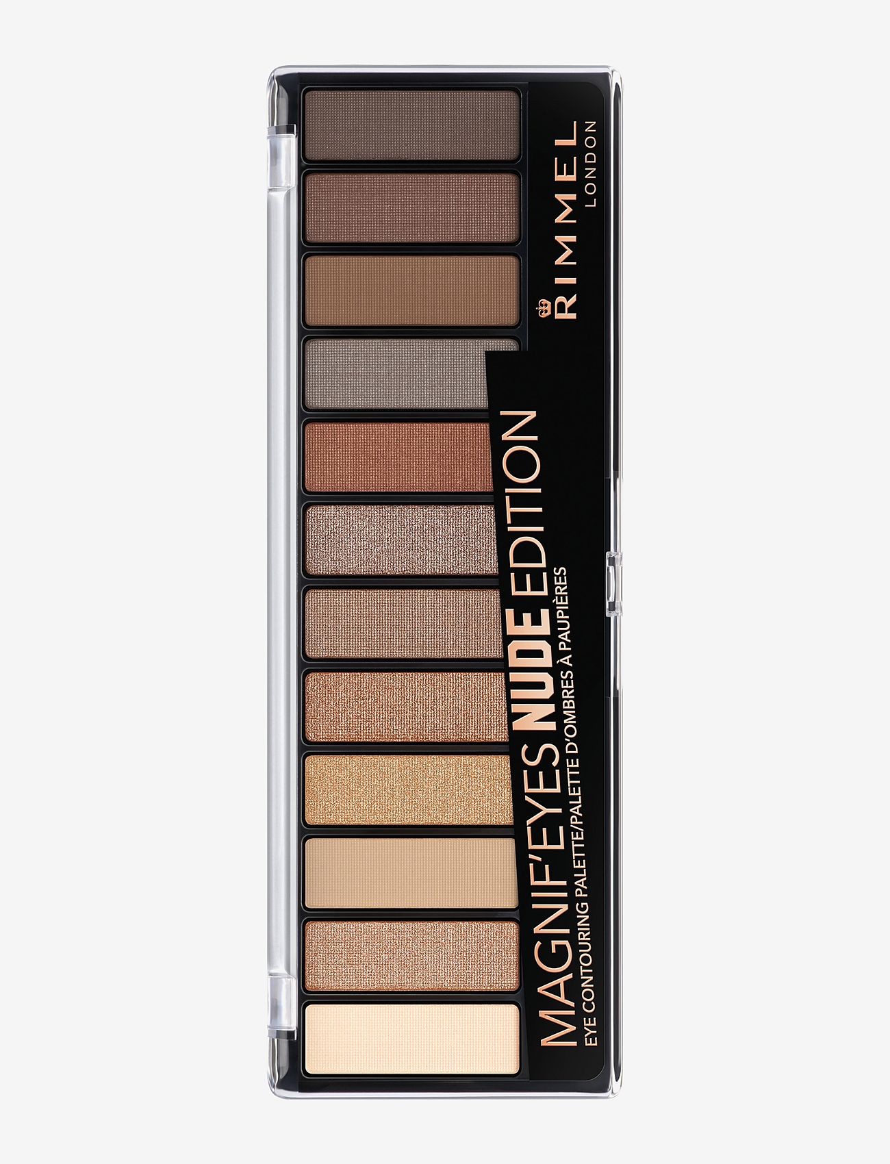Rimmel - RIMMEL Magnifeyes Eyeshadow Palette - Øjne & bryn - 001 nude edition - 0