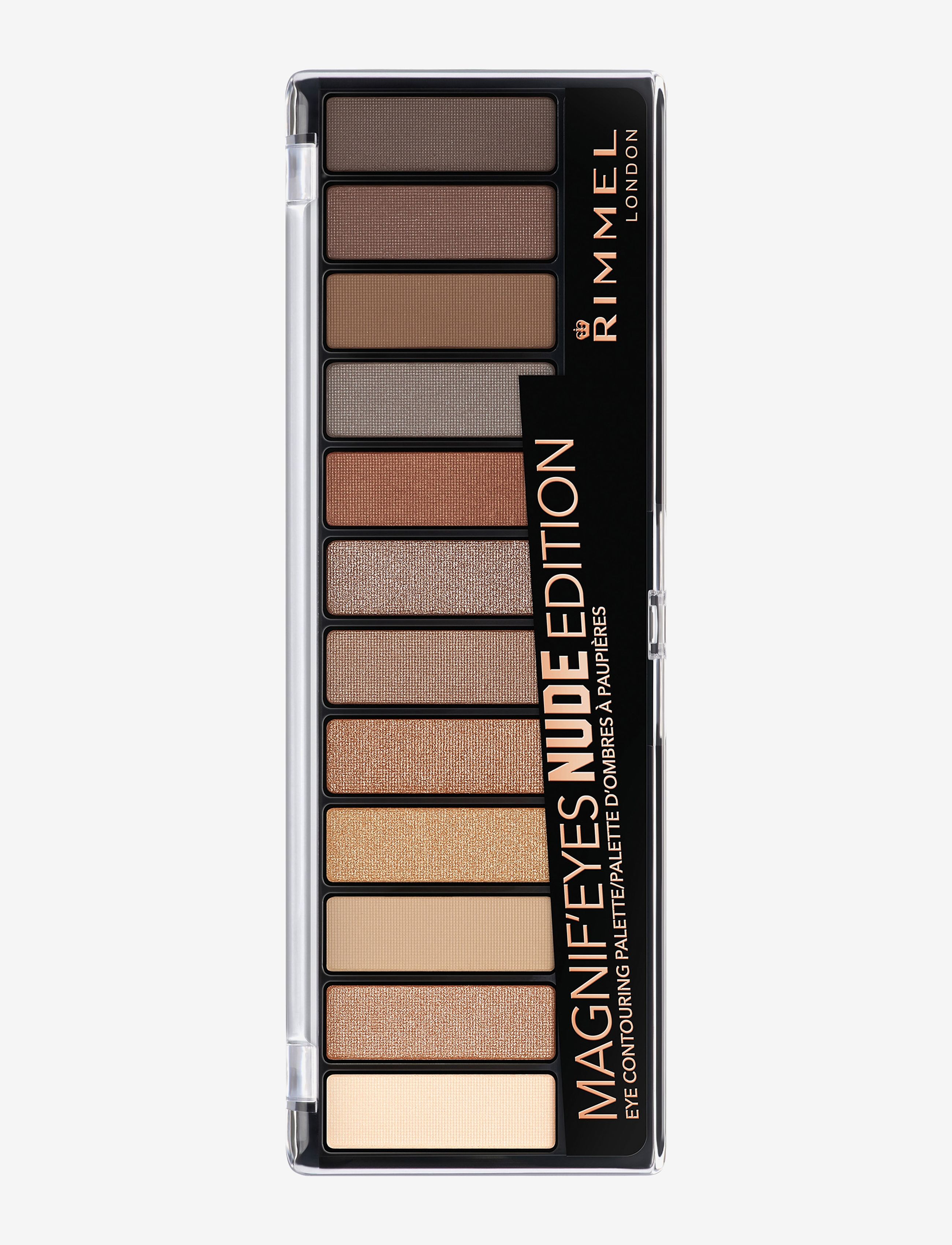 Rimmel RIMMEL Magnifeyes Eyeshadow Palette - Visa allt - 001 NUDE EDITION / natural