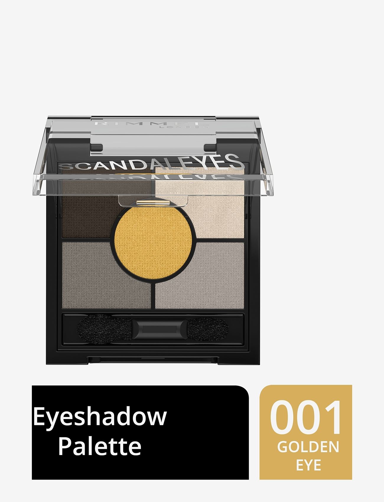 Rimmel - Scandal 5 pan palette 001 golden eye - Ögon & bryn  - 001 - 1