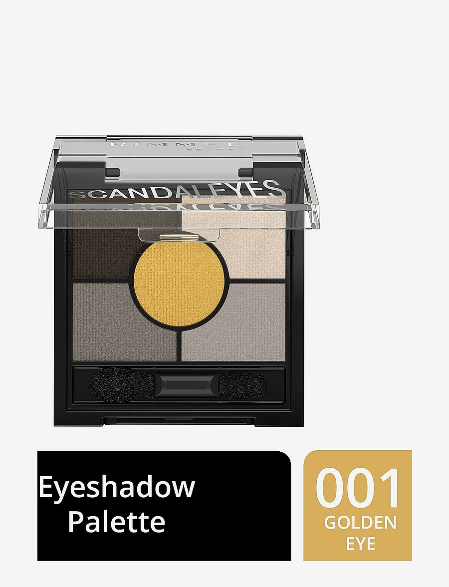 Rimmel - Scandal 5 pan palette 001 golden eye - silmad ja kulmud - 001 - 1