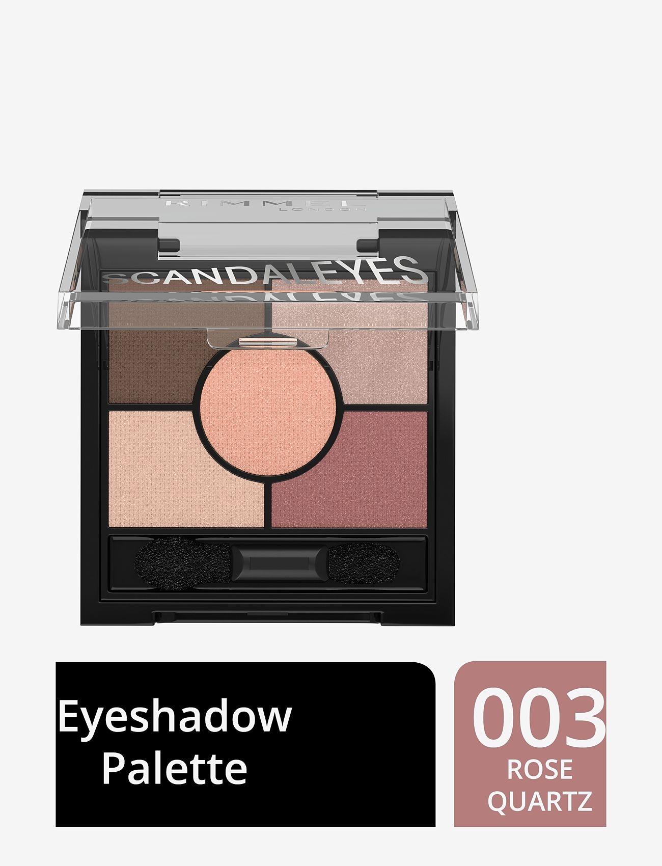 Rimmel - Scandal 5 pan palette 003 rose quartz - festtøj til outletpriser - 003 - 1