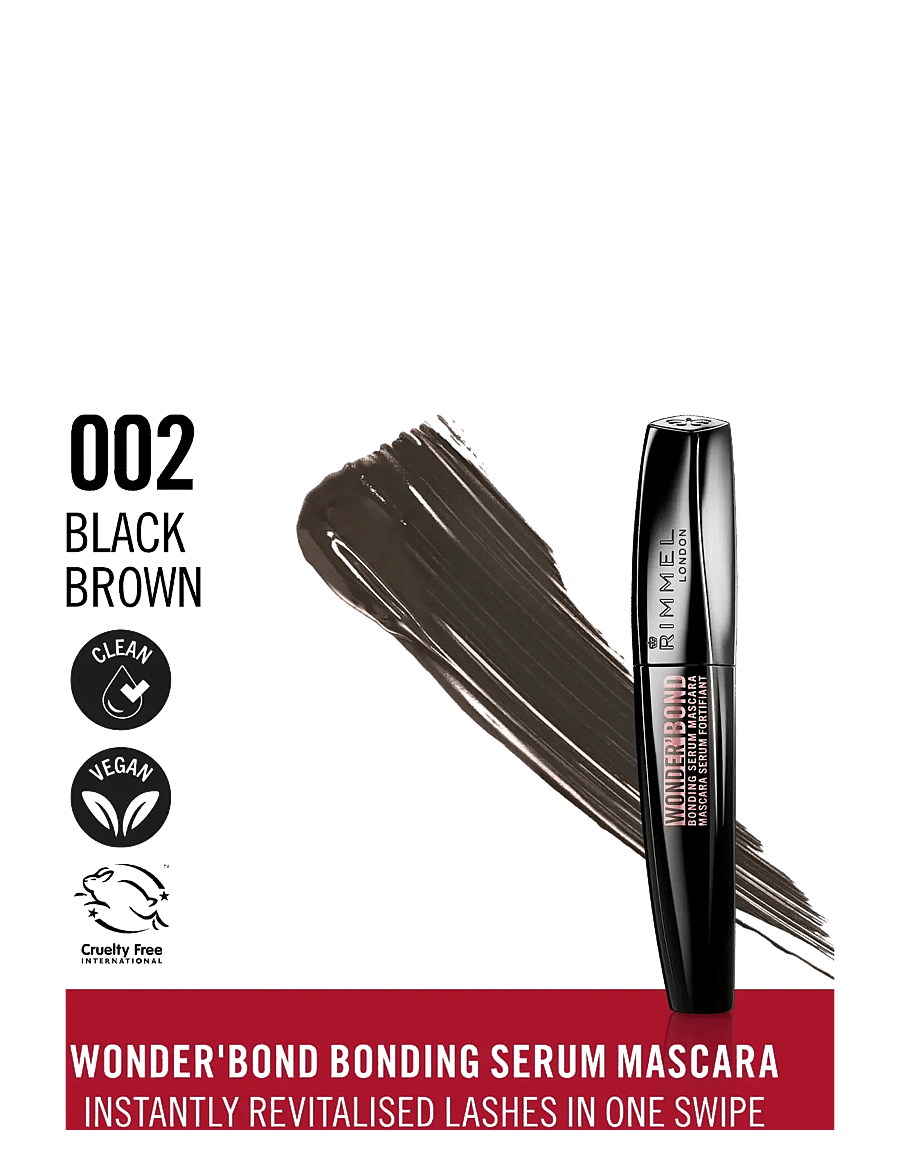Rimmel - Wonder Bond Bonding Serum Mascara Brown Black 11.0 ML - bond bomb masc bl/br - 1