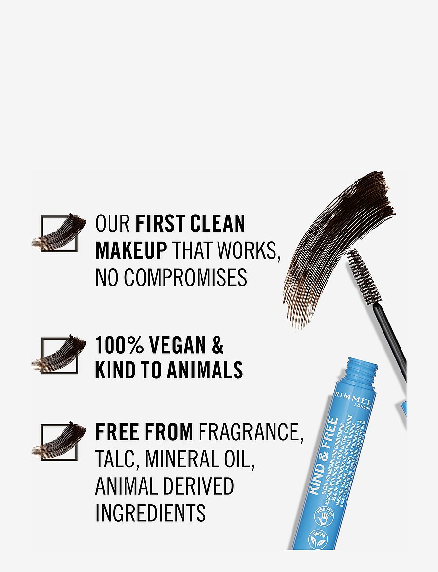 Rimmel - RIMMEL Kind&Free mascara - Ögon & bryn - 002 brown black - 3