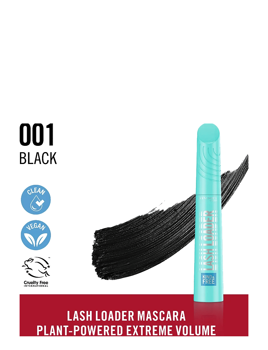 Rimmel - Kind&Free mascara eu Black 9.50 ML - silmad ja kulmud - black - 1