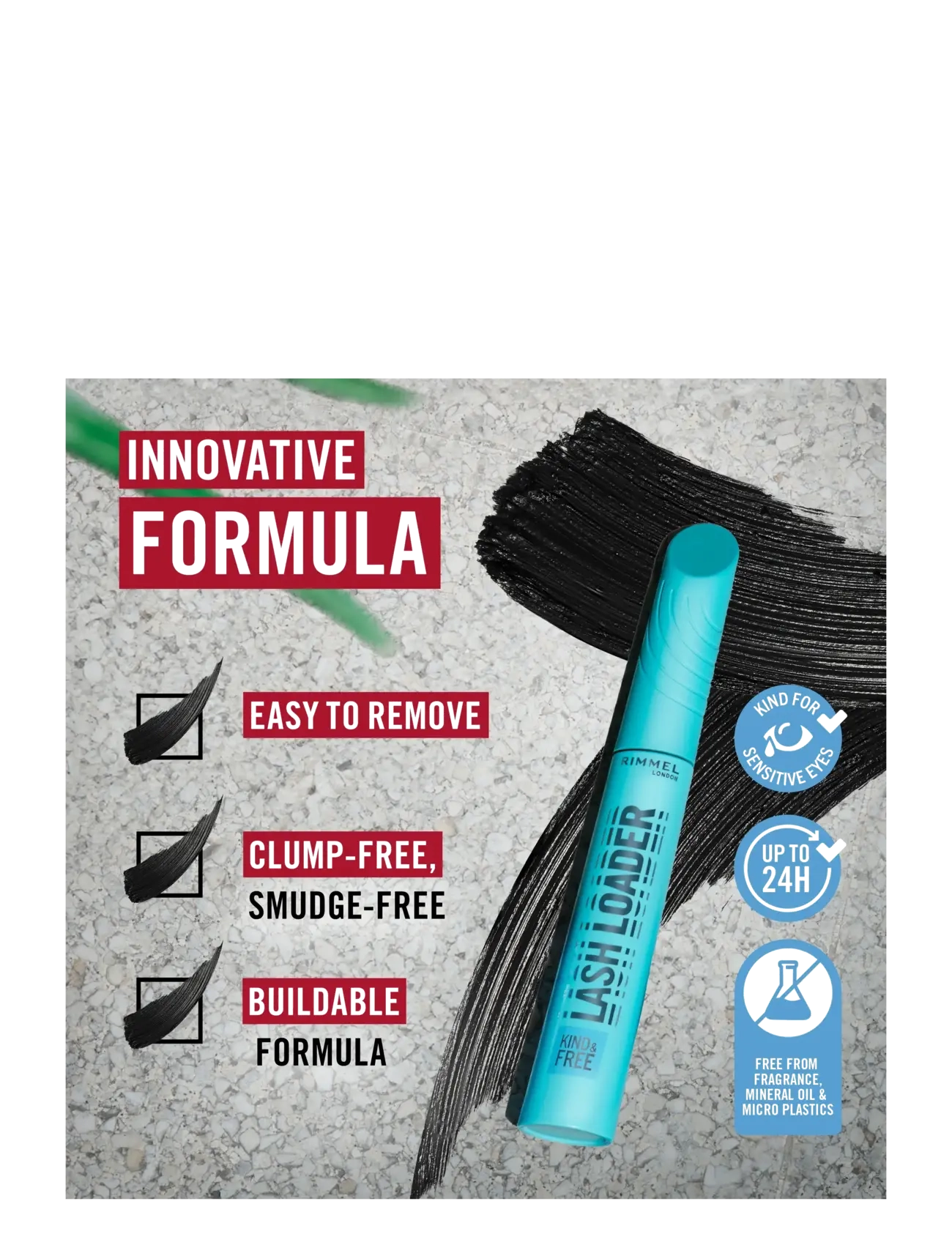 Rimmel - Kind&Free mascara eu Black 9.50 ML - Ögon & bryn  - black - 5