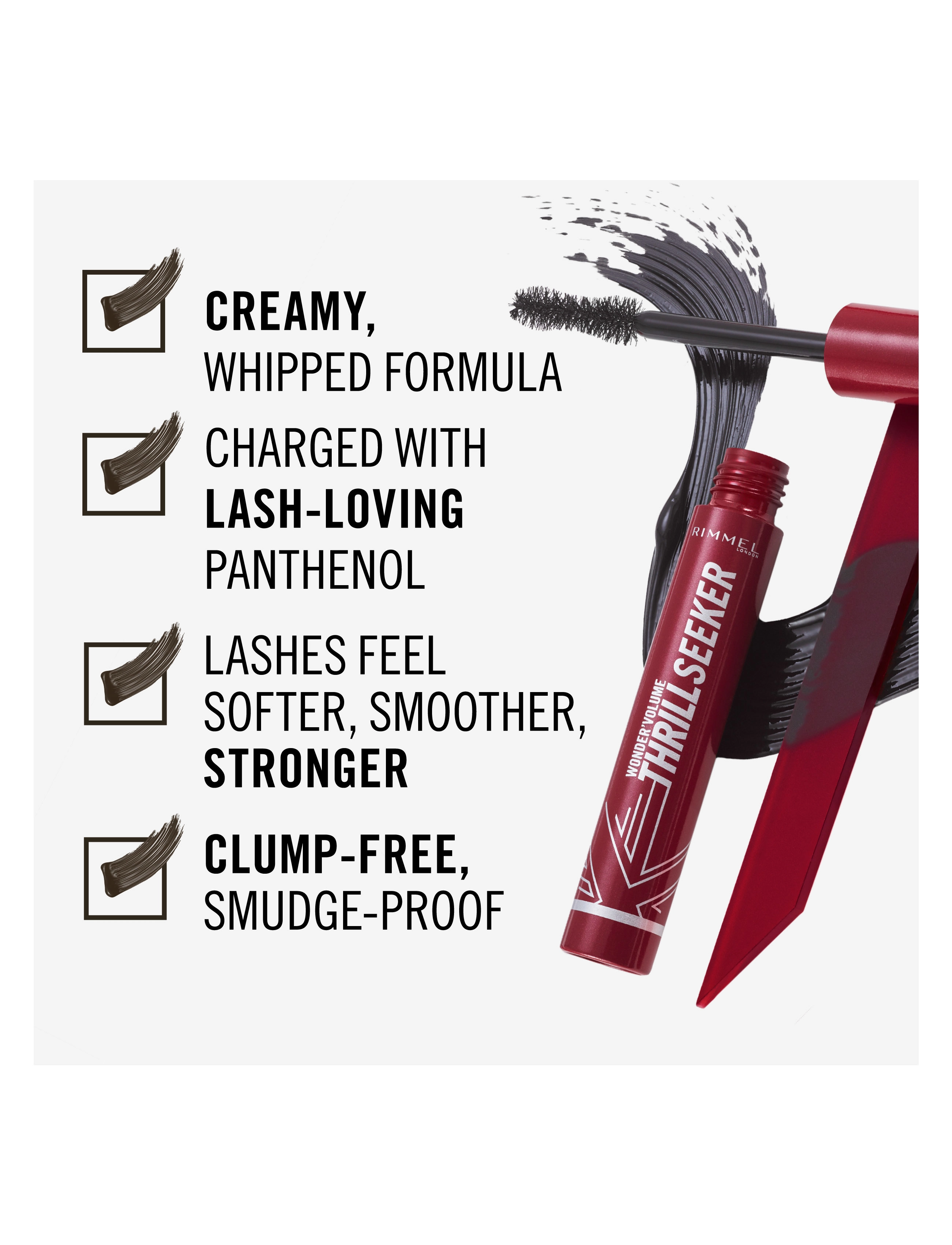 Rimmel - Volume thrill seeker mascara - festtøj til outletpriser - 01 black - 4