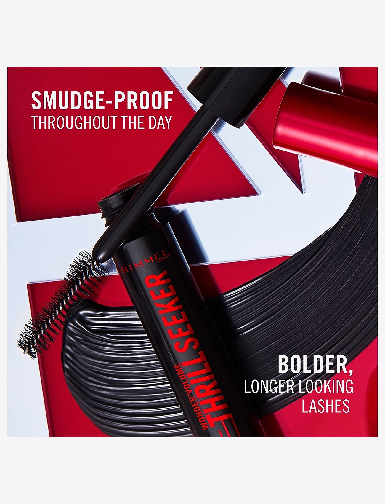 Rimmel - Volume thrill seeker mascara 004 Pitch black - sminke - pitch black - 4
