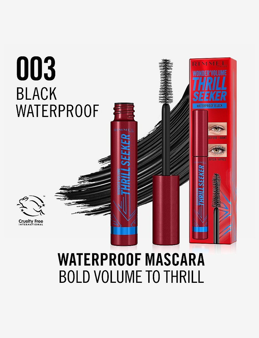 Rimmel - Volume thrill seeker mascara Black - silmad ja kulmud - black - 1