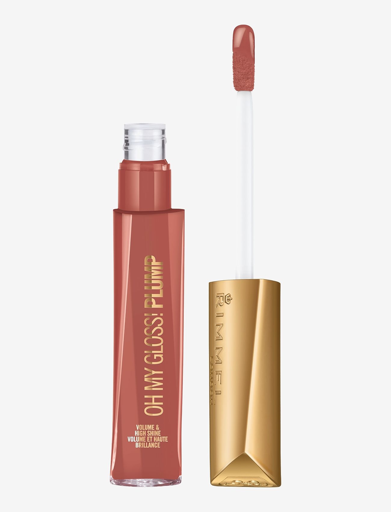 Rimmel Oh My Gloss Plump 759 spiced nude - Läppglans - 759 SPICED NUDE / clear