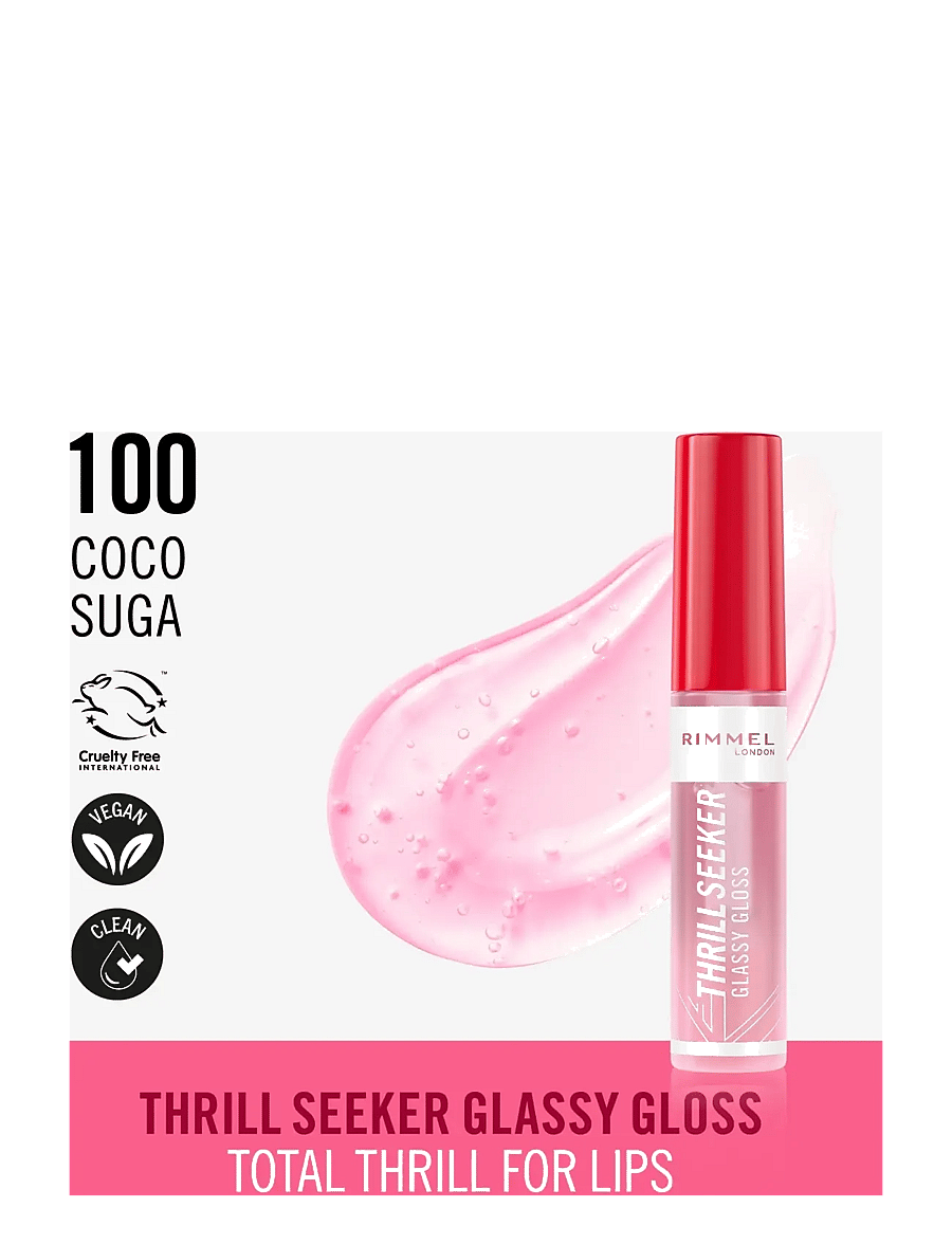 Rimmel - Thrill Seeker Lip Gloss 100 Coco suga 10.00 ML - makeup - 100 coco suga - 1