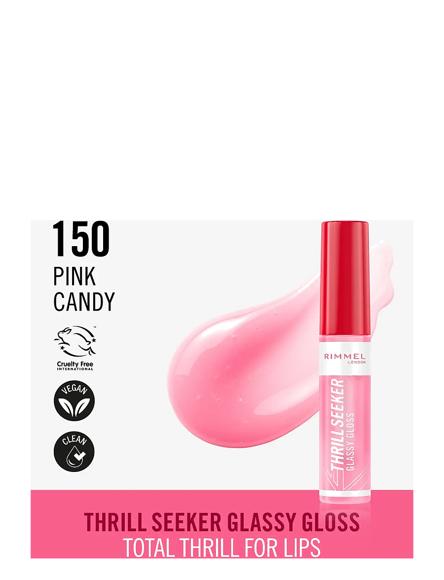 Rimmel - Thrill Seeker Lip Gloss 150 Pink candy 10.00 ML - makeup - 150 pink candy - 1