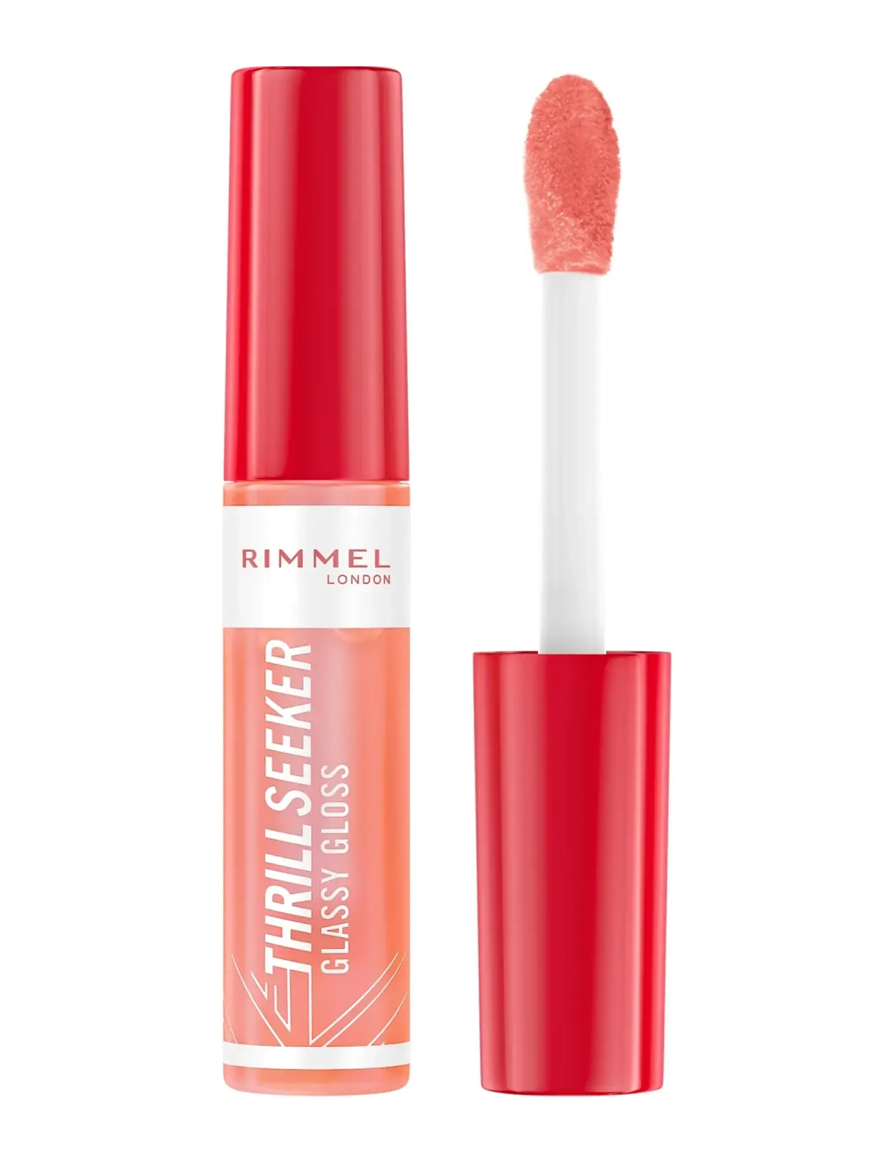 Rimmel Thrill Seeker Lip Gloss 250 Peachy Vibes 10.00 Ml, Lipgloss, Pink, Str: 10 ML