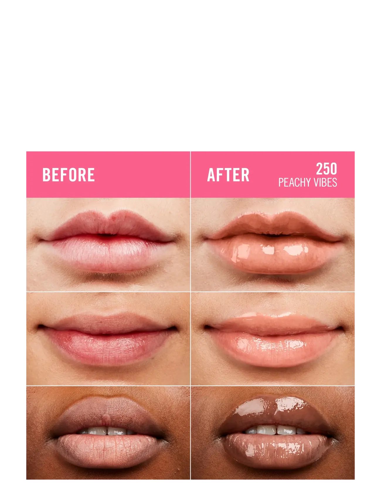 Rimmel - Thrill Seeker Lip Gloss 250 Peachy vibes 10.00 ML - festtøj til outletpriser - 250 peachy vibes - 3