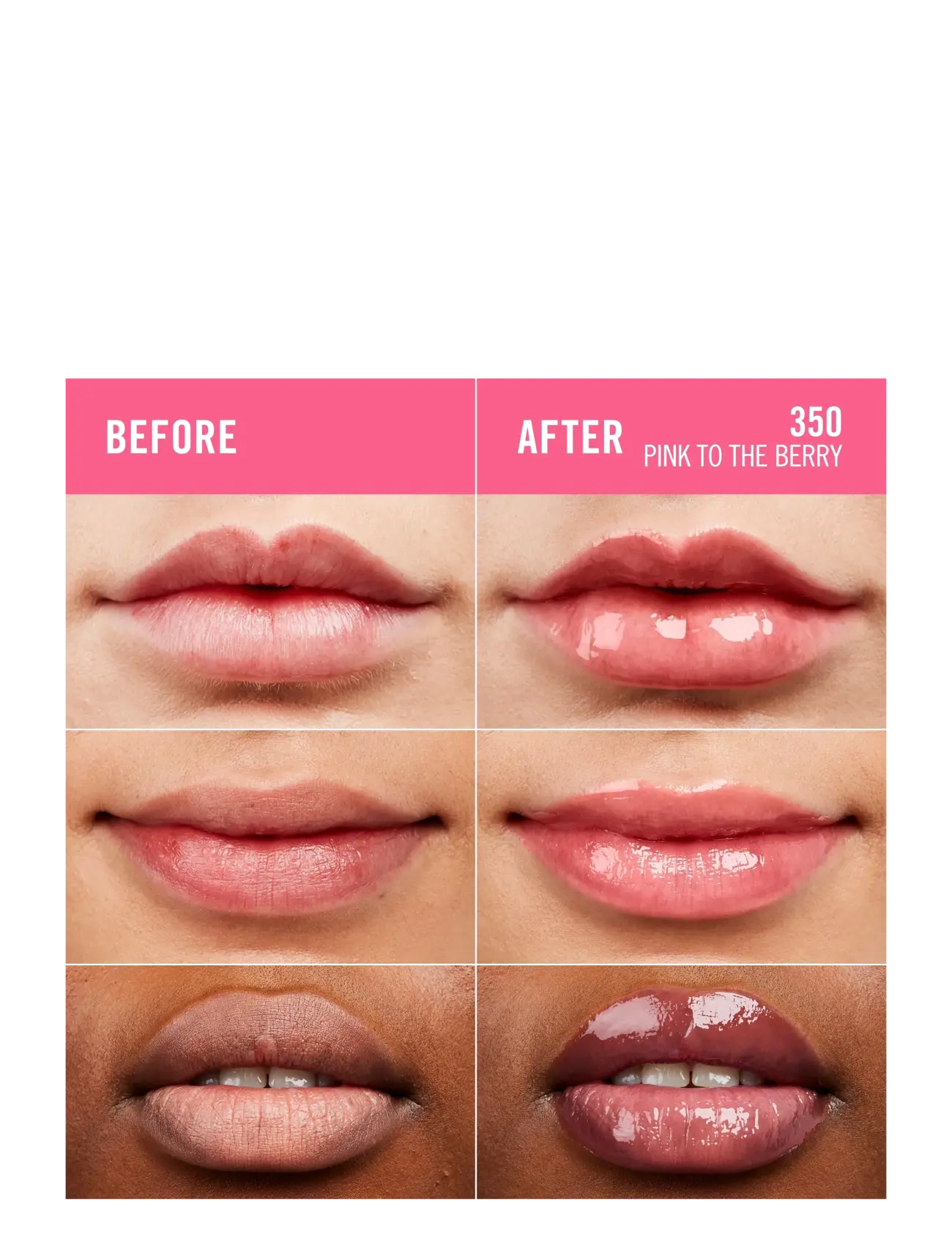 Rimmel - Thrill Seeker Lip Gloss 350 Pink to the berry 10.00 ML - sminke - 350 pink to the berry - 3