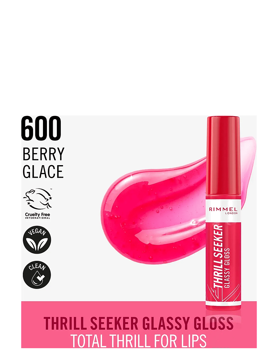 Rimmel - Thrill Seeker Lip Gloss 600 Berry glace 10.00 ML - makeup - 600 berry glace - 1