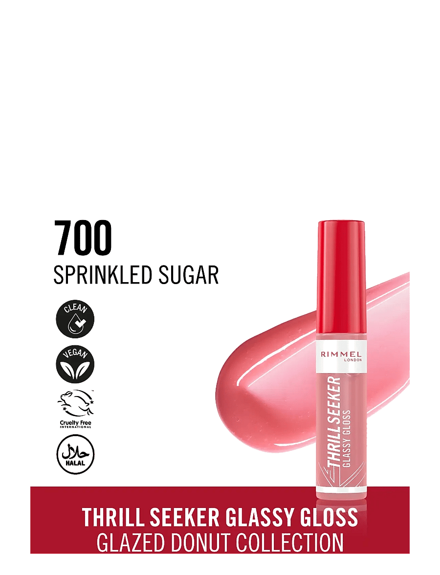 Rimmel - Thrill Seeker Lip Gloss Sprinkled sugar 700 10.00 ML - makeup - sprinkled sugar 700 - 1