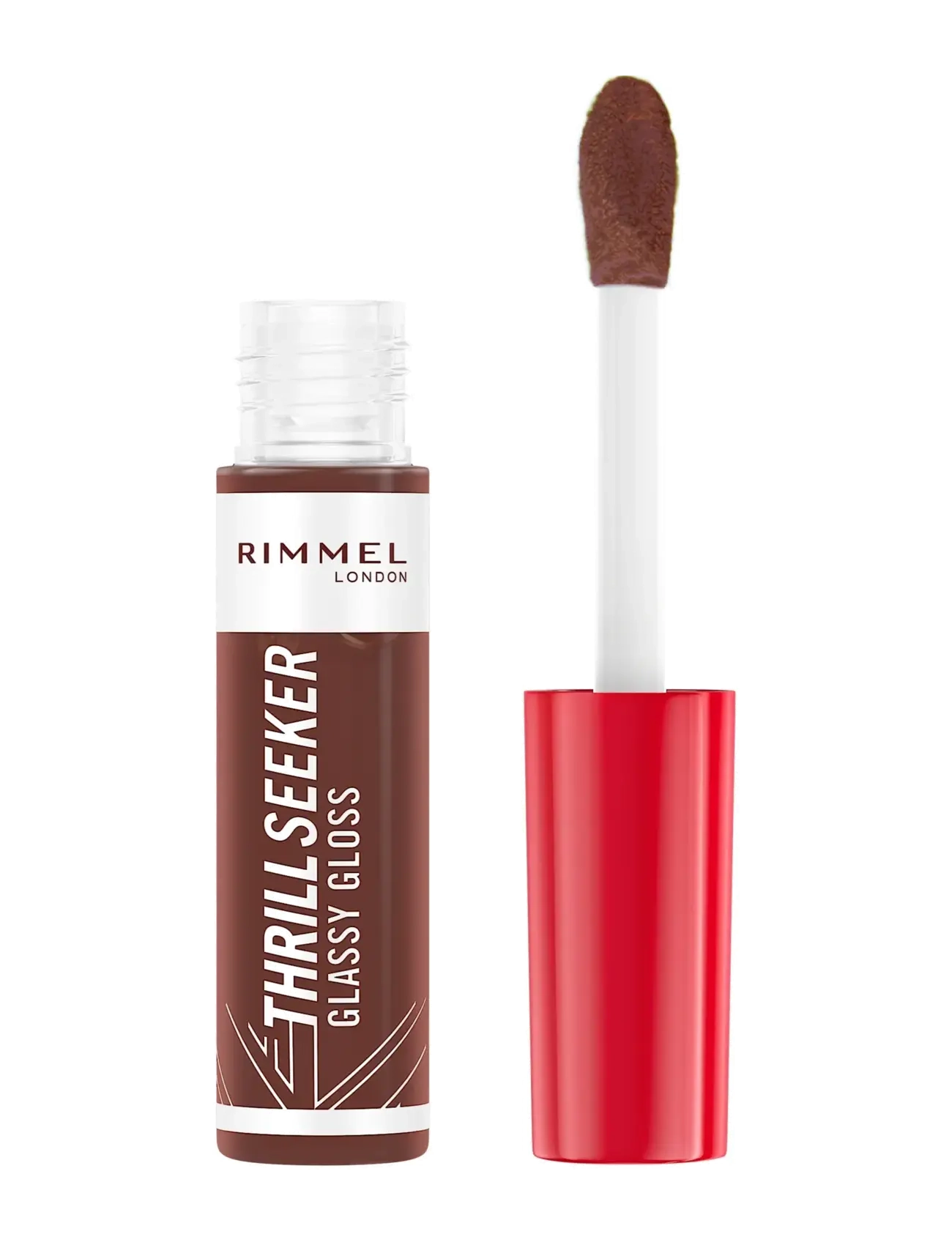 Rimmel Thrill Seeker Lip Gloss Chocolate Glaze 800 10.00 Ml, Lipgloss, Brun, Str: 10 ML