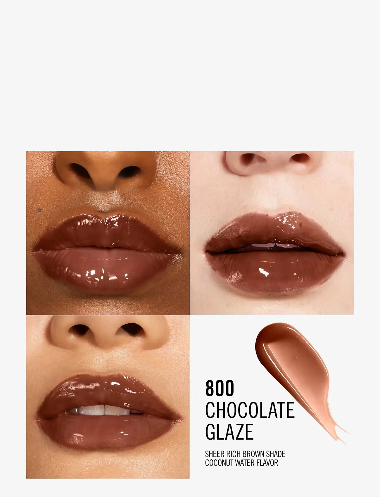 Rimmel - Thrill Seeker Lip Gloss Chocolate glaze 800 10.00 ML - makeup - chocolate glaze 800 - 4