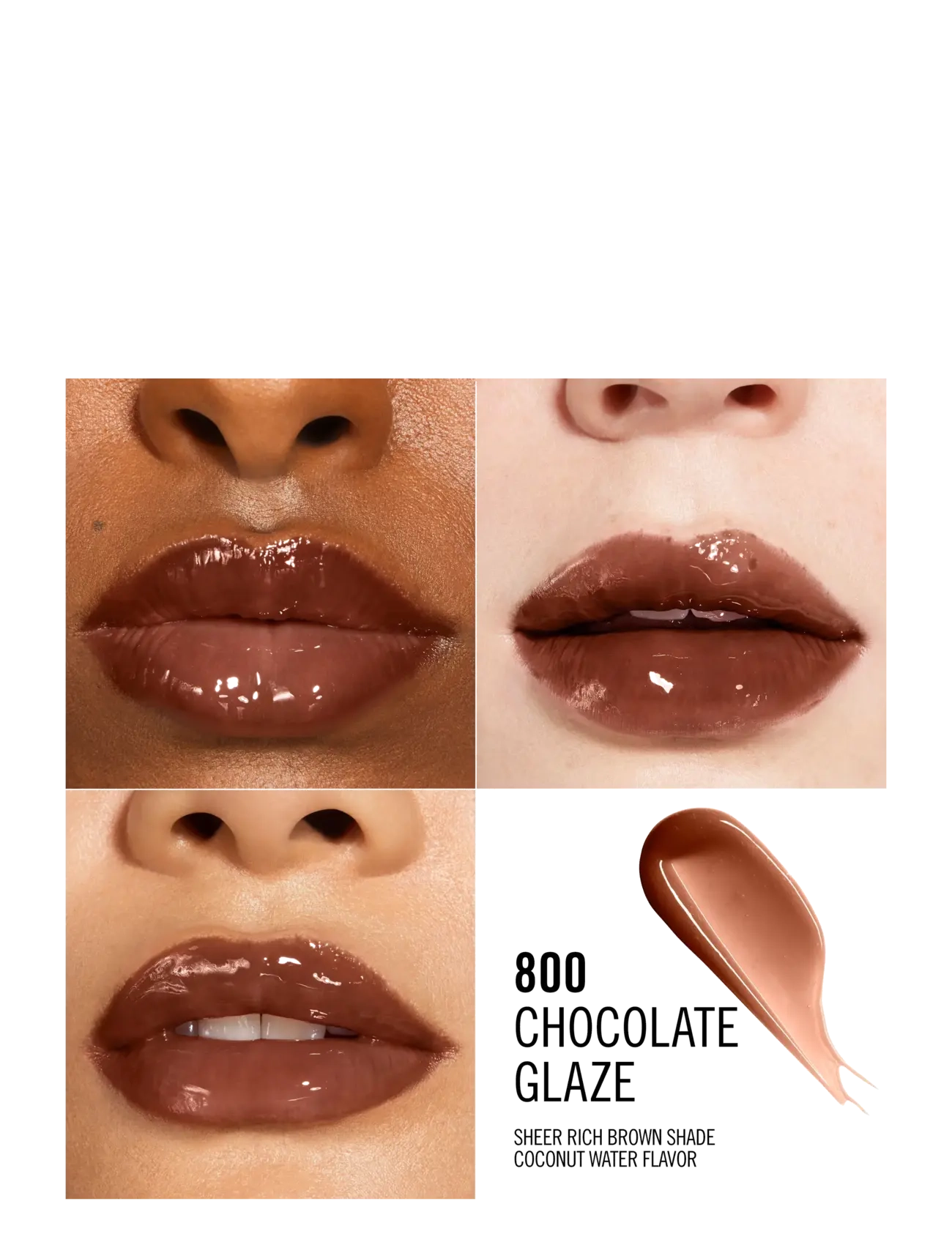 Rimmel - Thrill Seeker Lip Gloss Chocolate glaze 800 10.00 ML - makeup - chocolate glaze 800 - 4