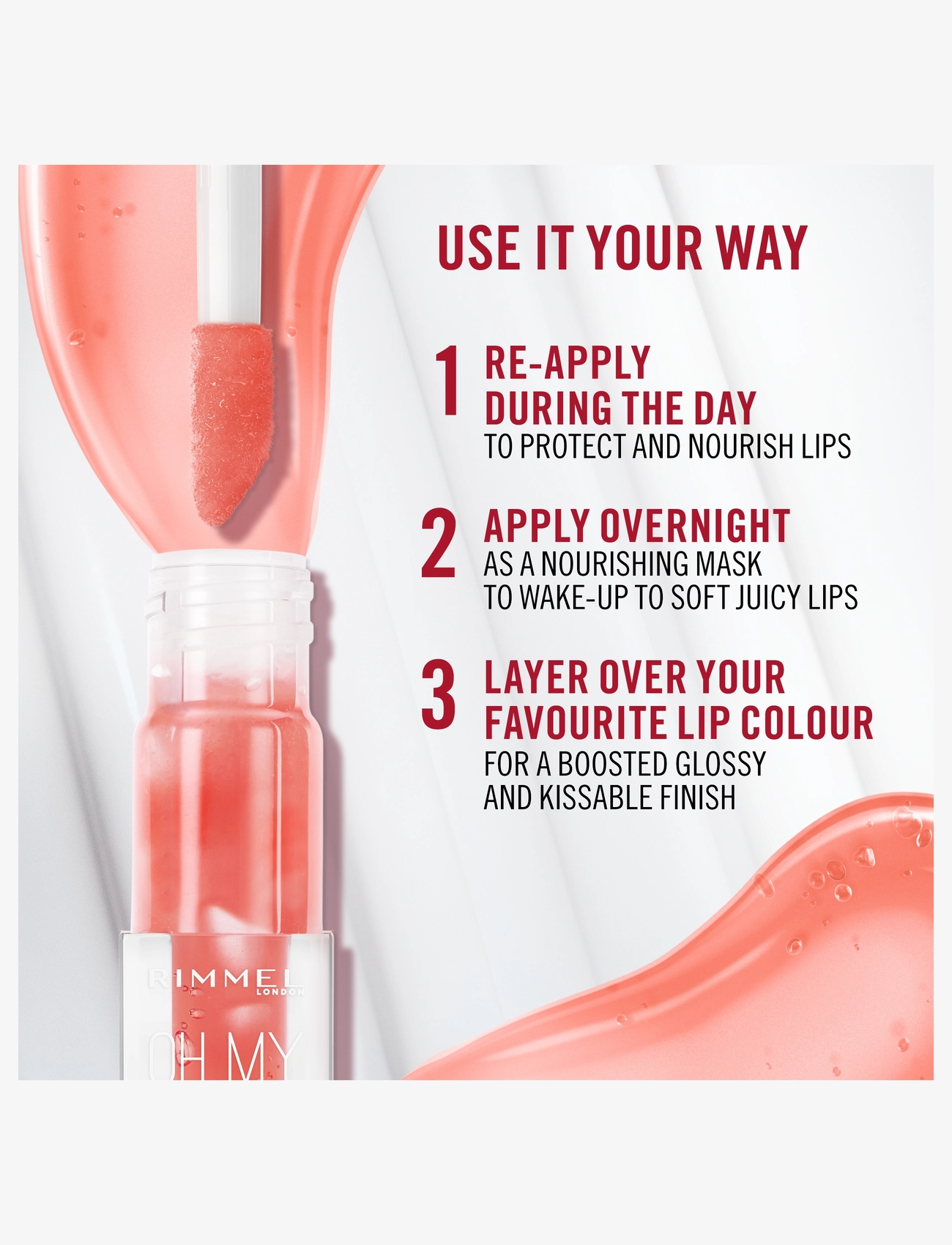 Rimmel - Oh My Gloss lip Oil 000 Clear Cloud 4.5 ML - 000 clear cloud - 5