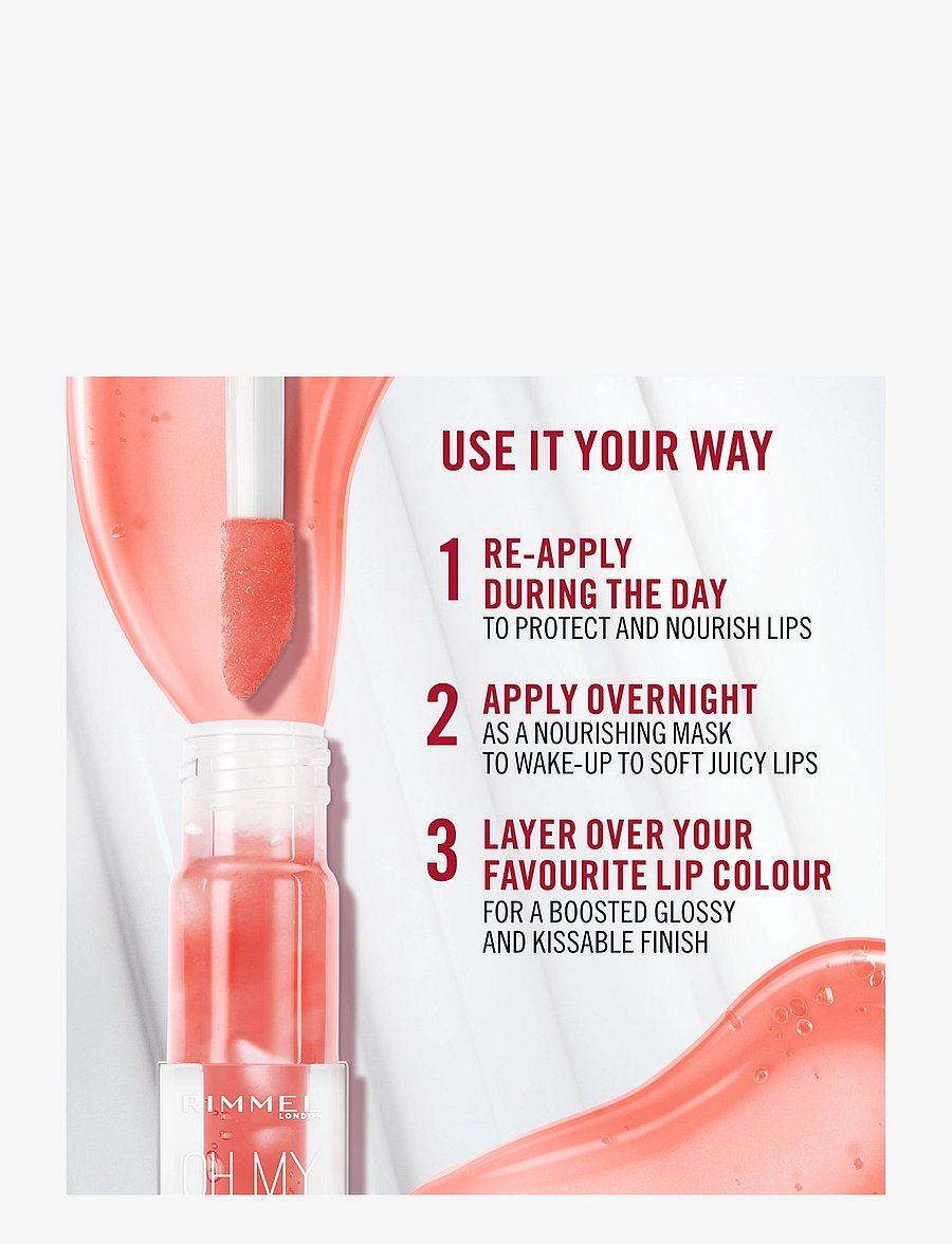 Rimmel - Oh My Gloss lip Oil 004 Vivid Red 4.5 ML - 004 vivid red - 5