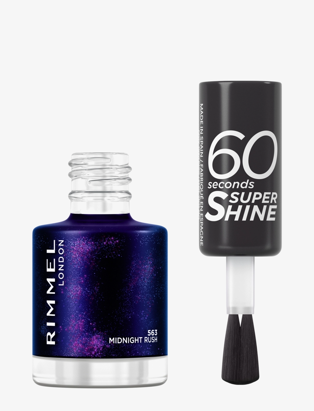 Rimmel - RIMMEL 60 Seconds Nail Polish 563 Midnight rush - bliv klar til date night - 563 midnight rush - 3