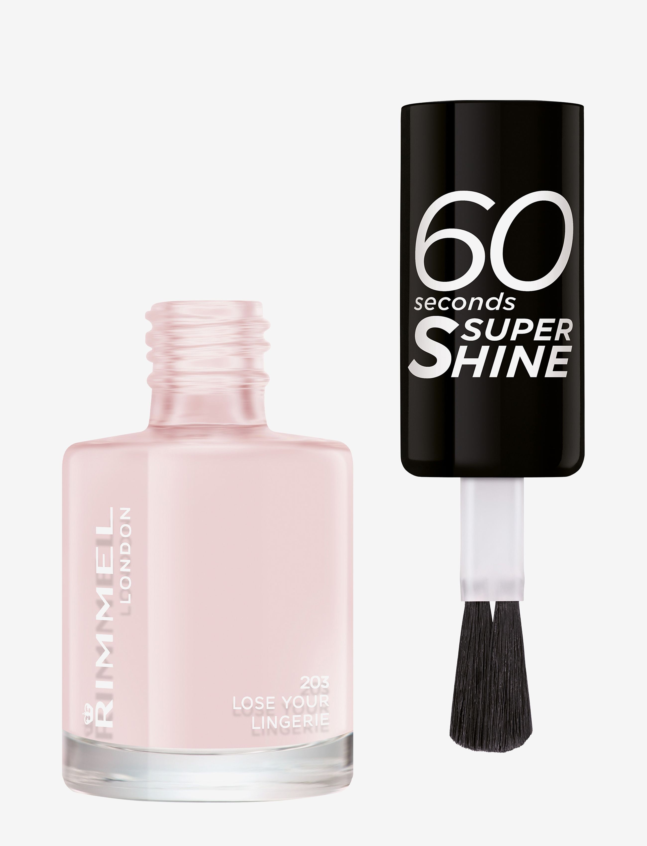 Rimmel - RIMMEL 60 Seconds Nail Polish - klar for date night - 203 loose your lingerie - 1