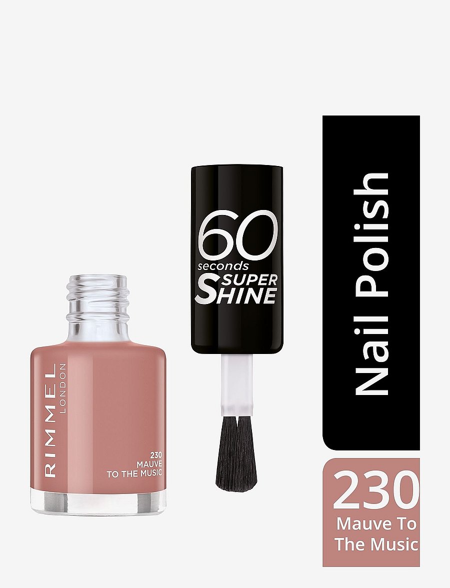 Rimmel - 60 Seconds Nail Polish 230 Mauve to the music - makeup - 230 mauve to the music - 1