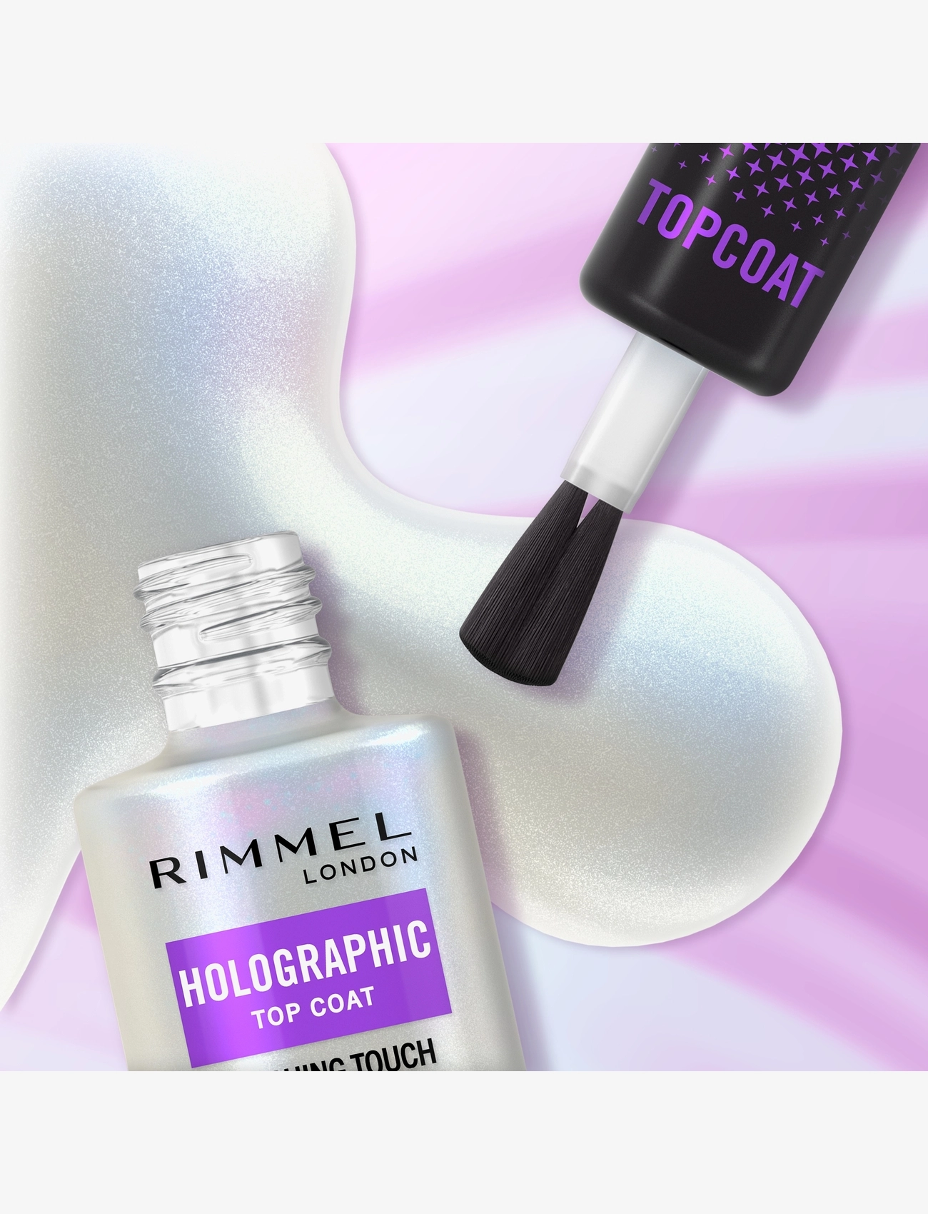 Rimmel - Top Coat Top coat holographic - klar for date night - top coat holographic - 5