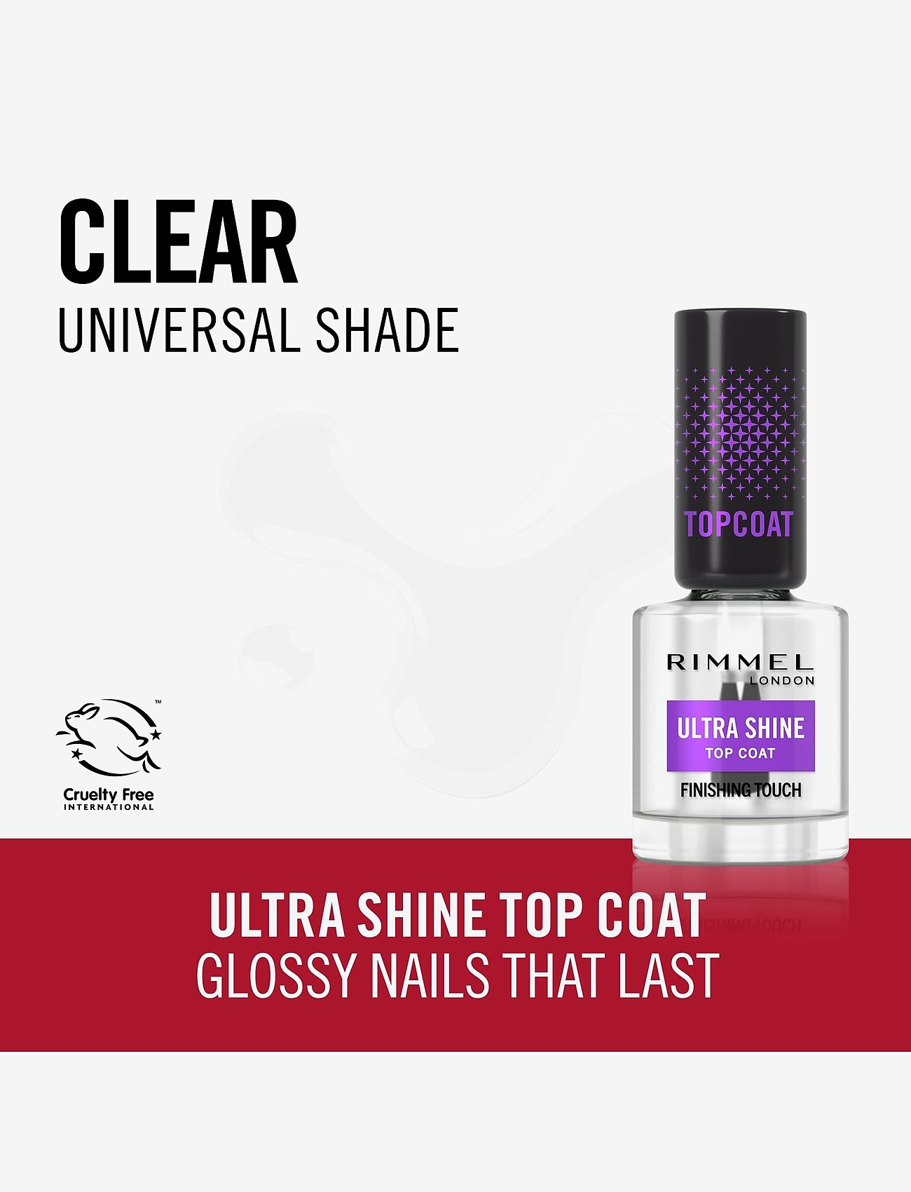 Rimmel - RIMMEL Top Coat Top coar ultra shine - smink - top coar ultra shine - 1