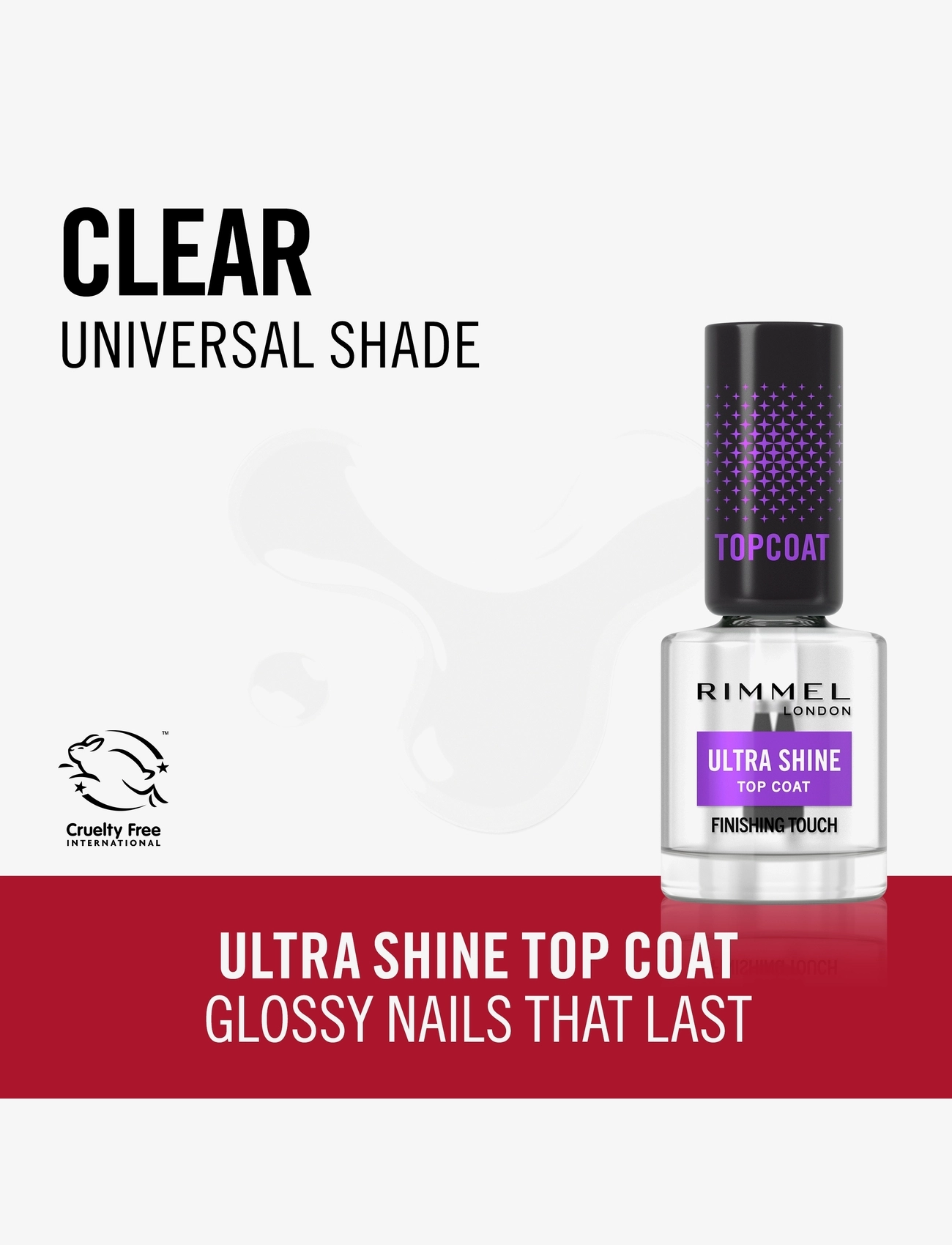 Rimmel - RIMMEL Top Coat Top coar ultra shine - sminke - top coar ultra shine - 1