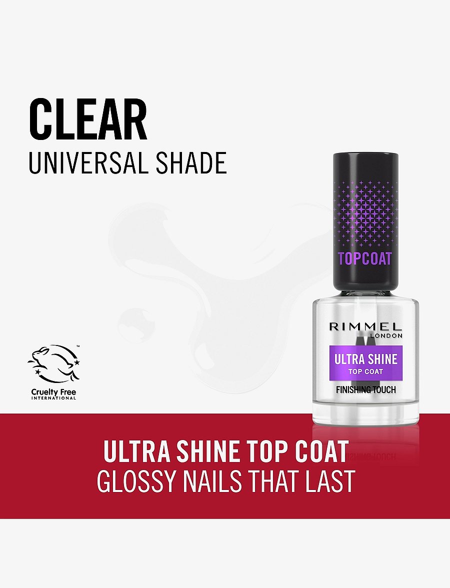 Rimmel - RIMMEL Top Coat Top coar ultra shine - smink - top coar ultra shine - 1