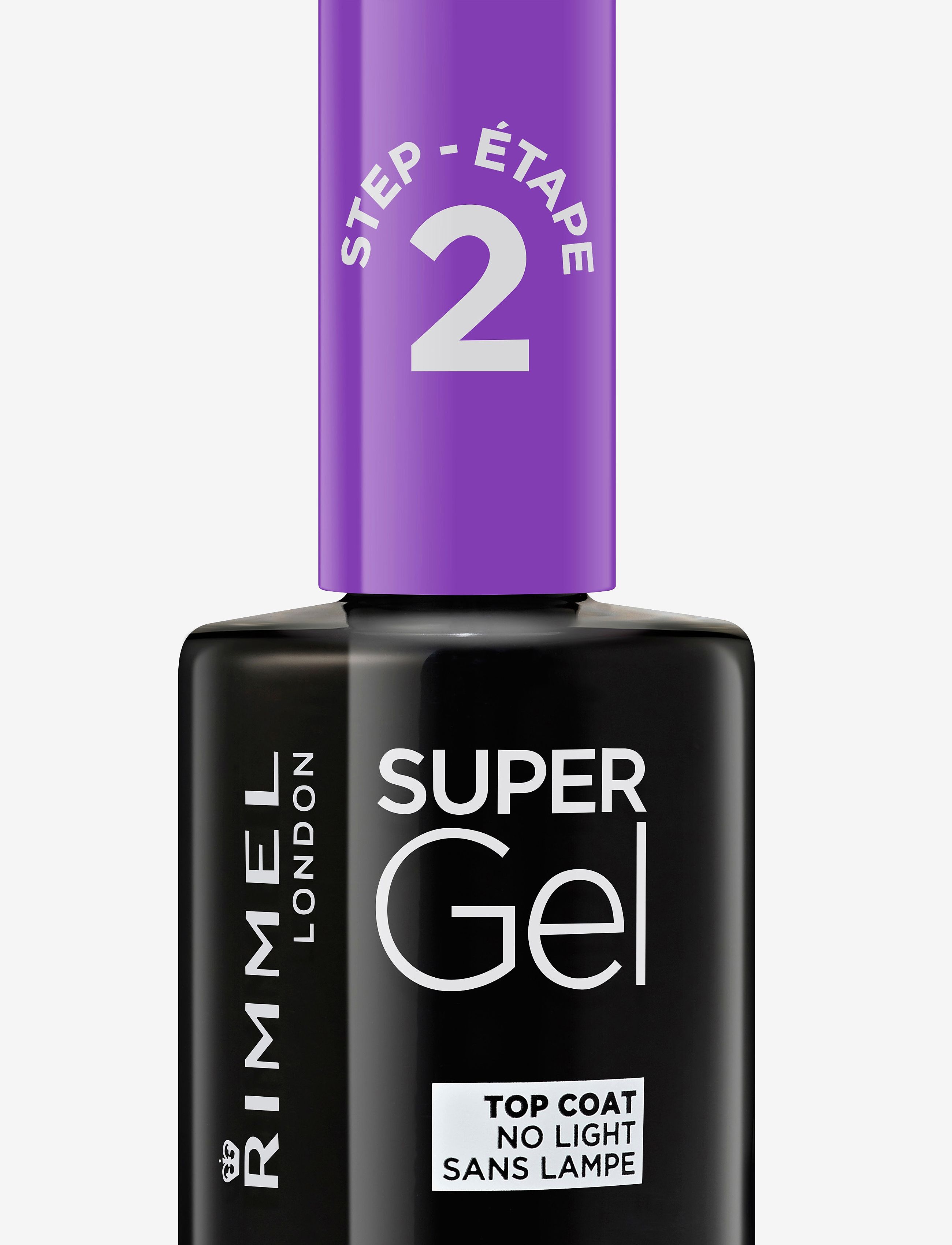 Rimmel RIMMEL Super Gel Nail Polish Top Coat - Gel Neglelakk - NO COLOUR / undefined
