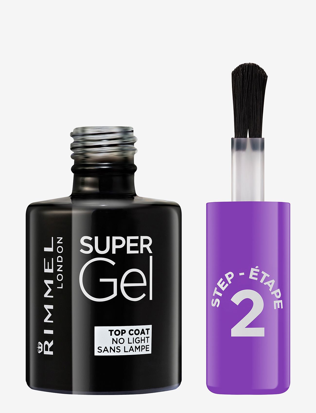 Rimmel - RIMMEL Super Gel Nail Polish Top Coat - bliv klar til date night - no colour - 1