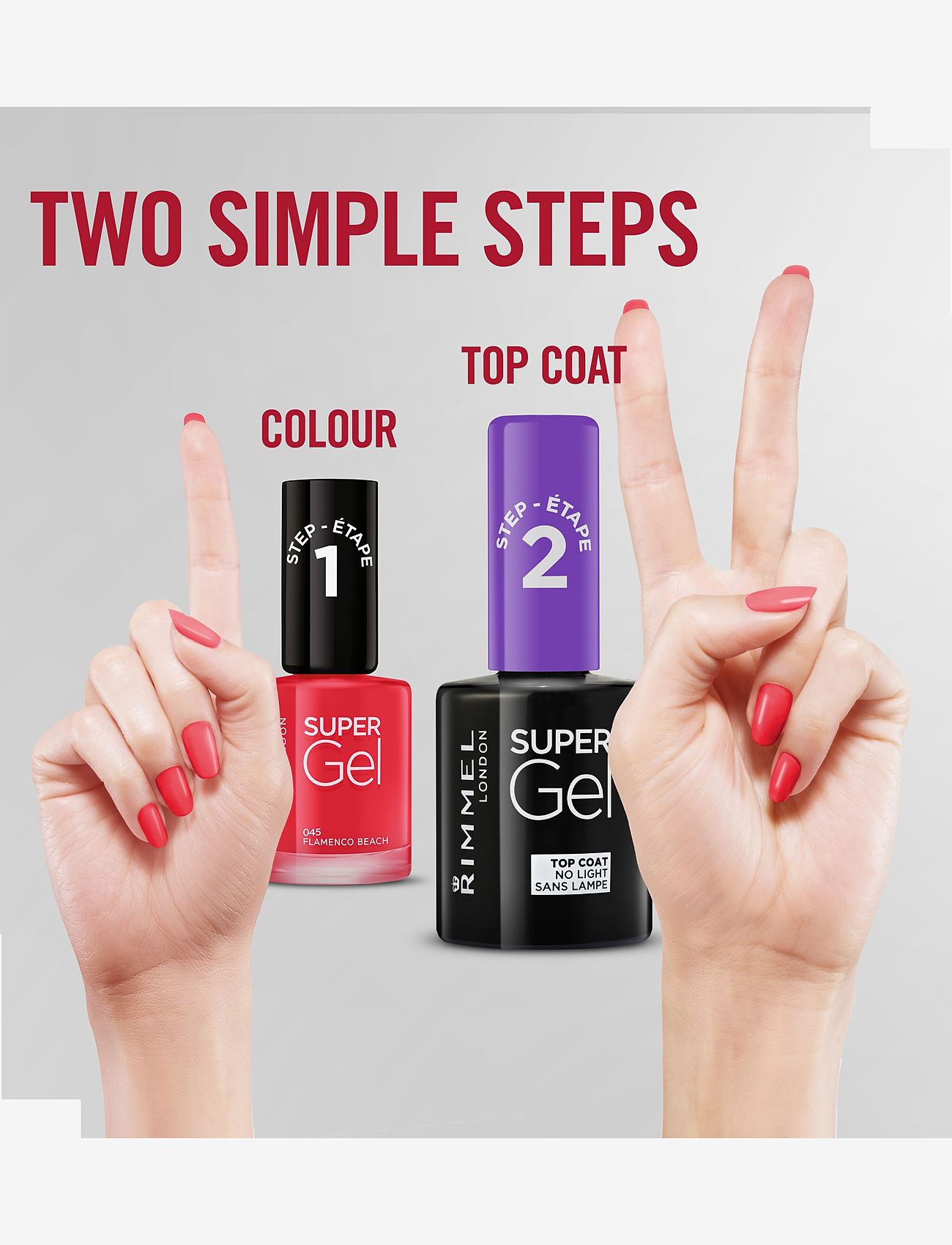 Rimmel - RIMMEL Super Gel Nail Polish Top Coat - bliv klar til date night - no colour - 3