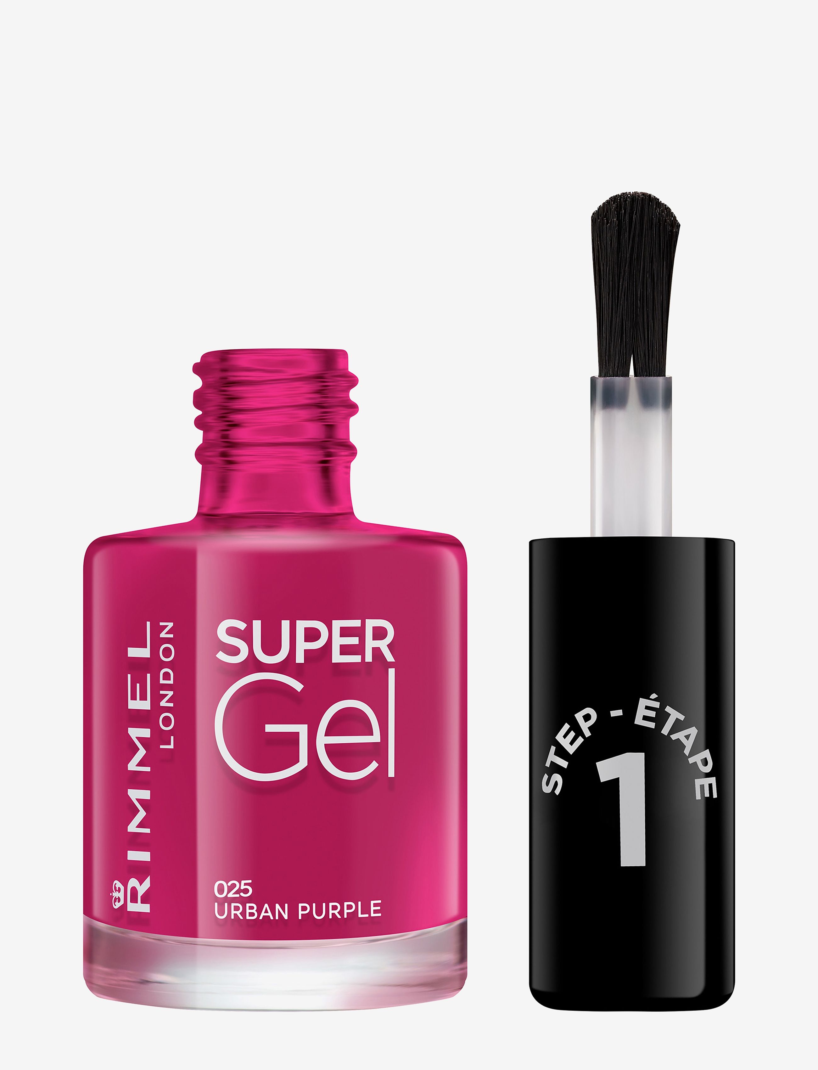 Rimmel - RIMMEL Super Gel Nail Polish - makeup - 025 urban purple - 1