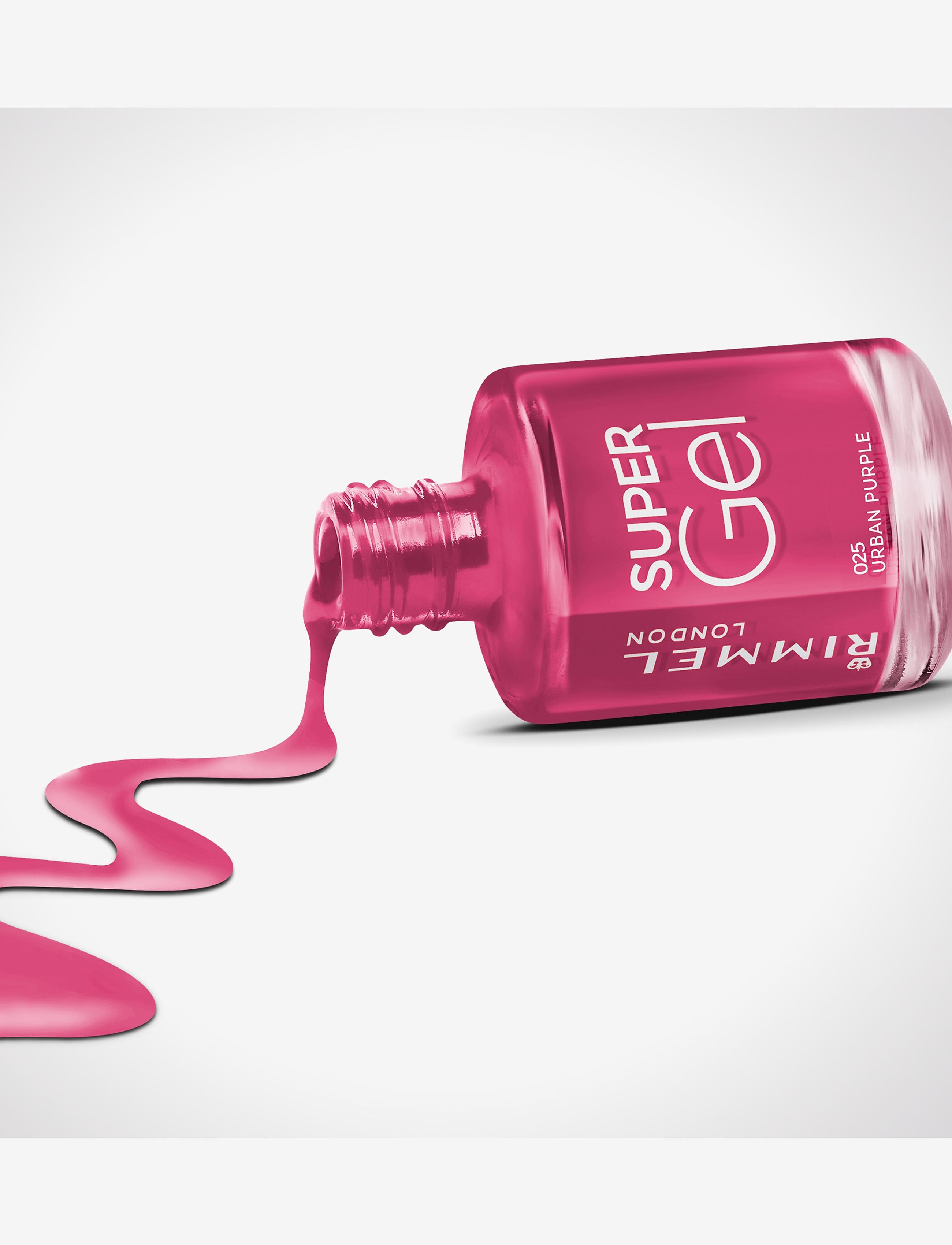 Rimmel - RIMMEL Super Gel Nail Polish - makeup - 025 urban purple - 2