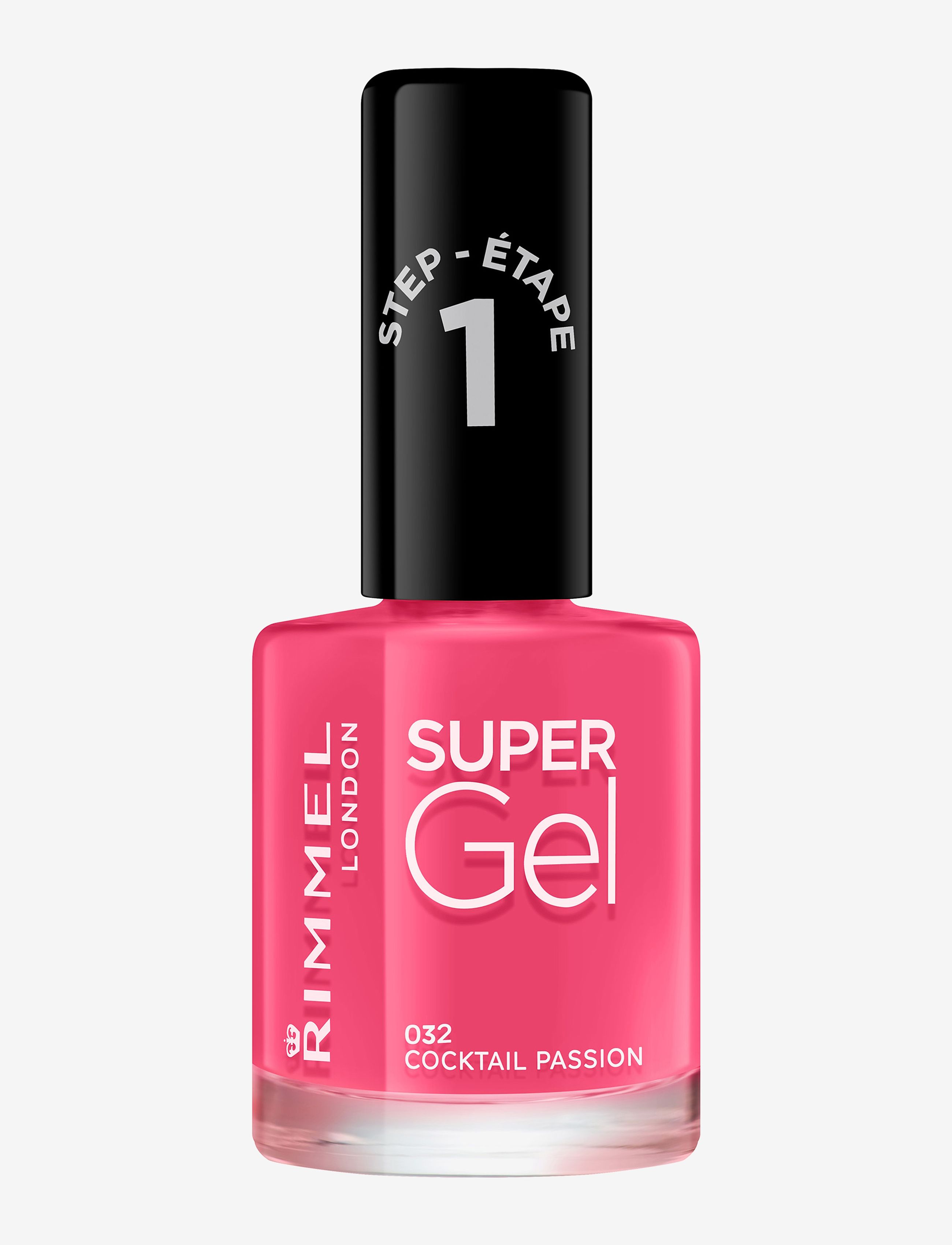 Rimmel Super Gel Nail Polish 032 Cocktail Passion - Gel Neglelakk - 032 COCKTAIL PASSION / natural