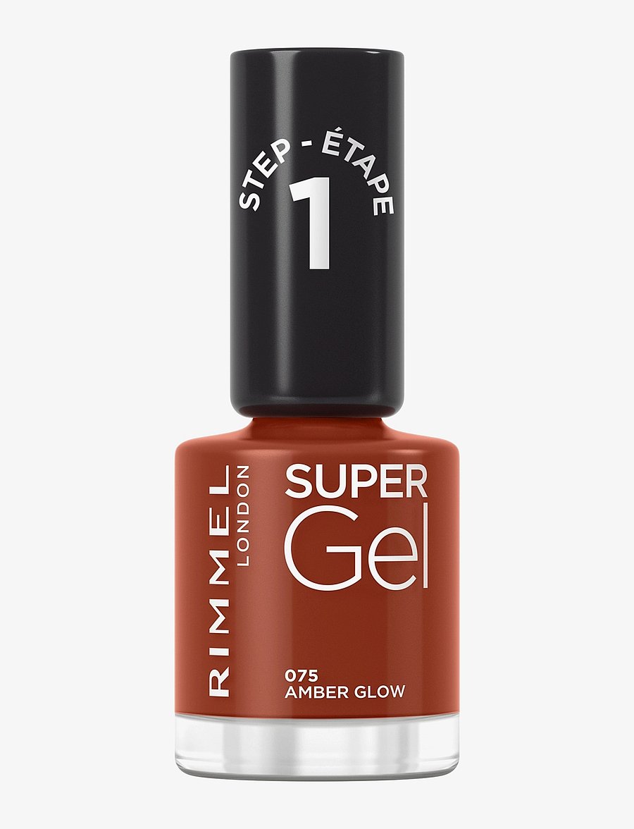 Rimmel - RIMMEL Super Gel Nail Polish 075 Aamber glow - makeup - 075 aamber glow - 0