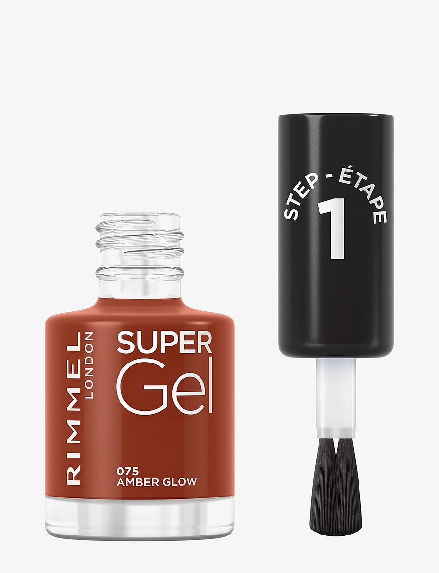 Rimmel - RIMMEL Super Gel Nail Polish 075 Aamber glow - makeup - 075 aamber glow - 3