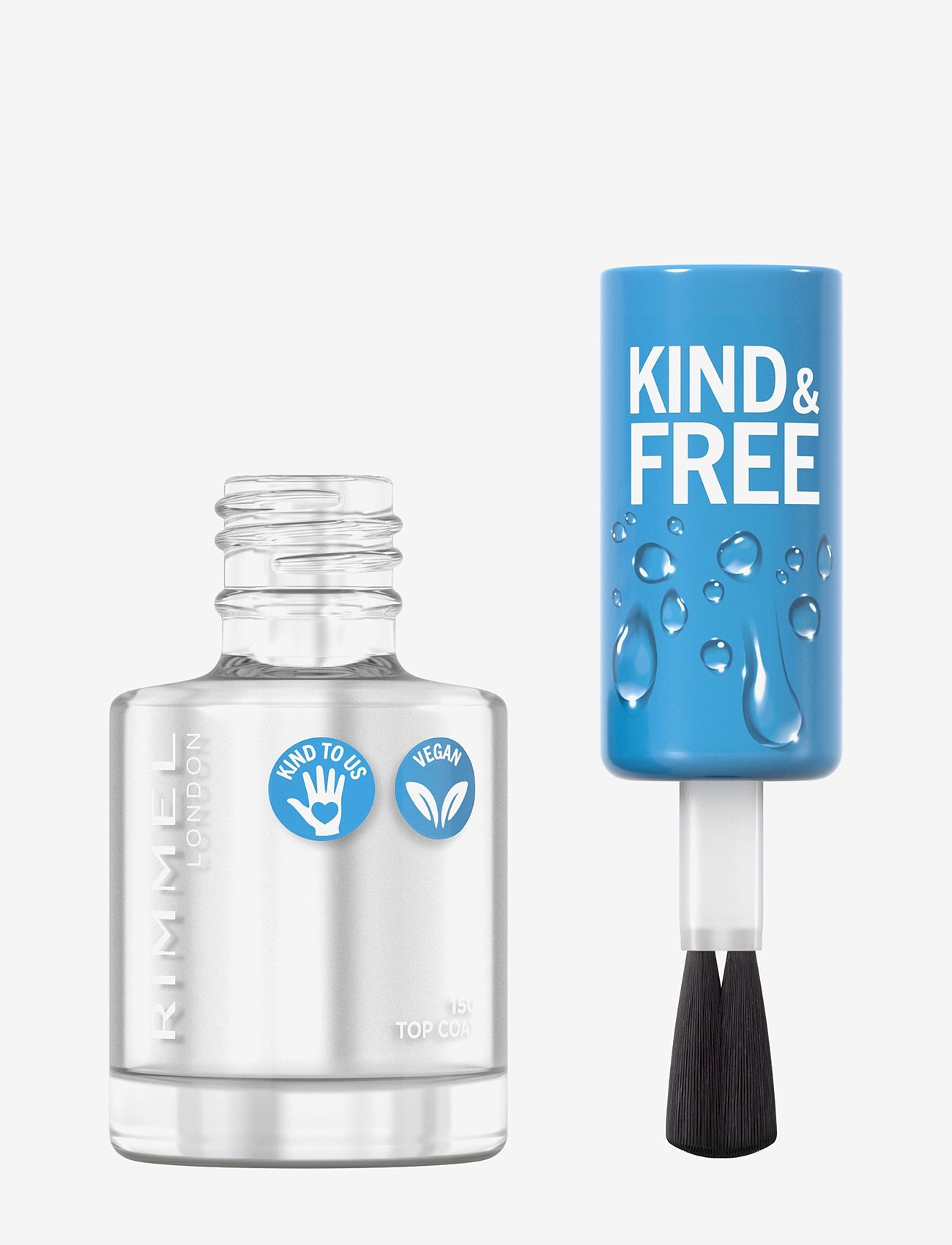 Rimmel - RIMMEL Kind & Free clean nail - redo för date night - 150 clear - 1