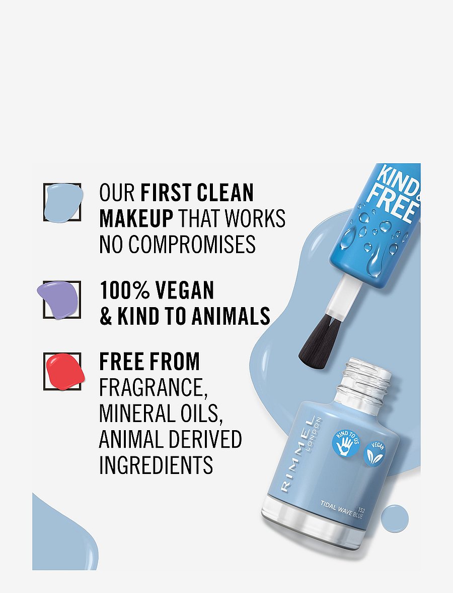 Rimmel - RIMMEL Kind & Free clean nail - makeup - 152 pastel blue - 3