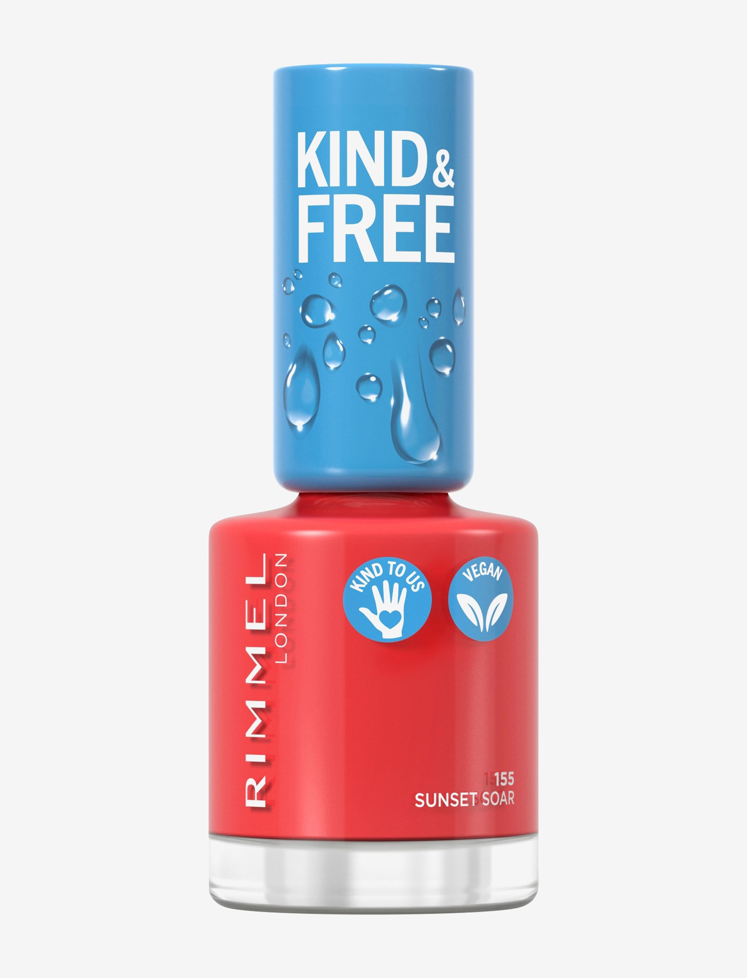 Rimmel RIMMEL Kind & Free clean nail - Nagellack - 155 CORAL ORANGE / orange