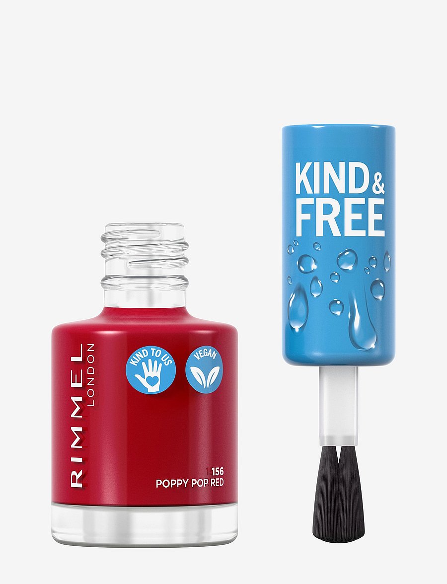 Rimmel - RIMMEL Kind & Free clean nail - makeup - 156 poppy red - 1